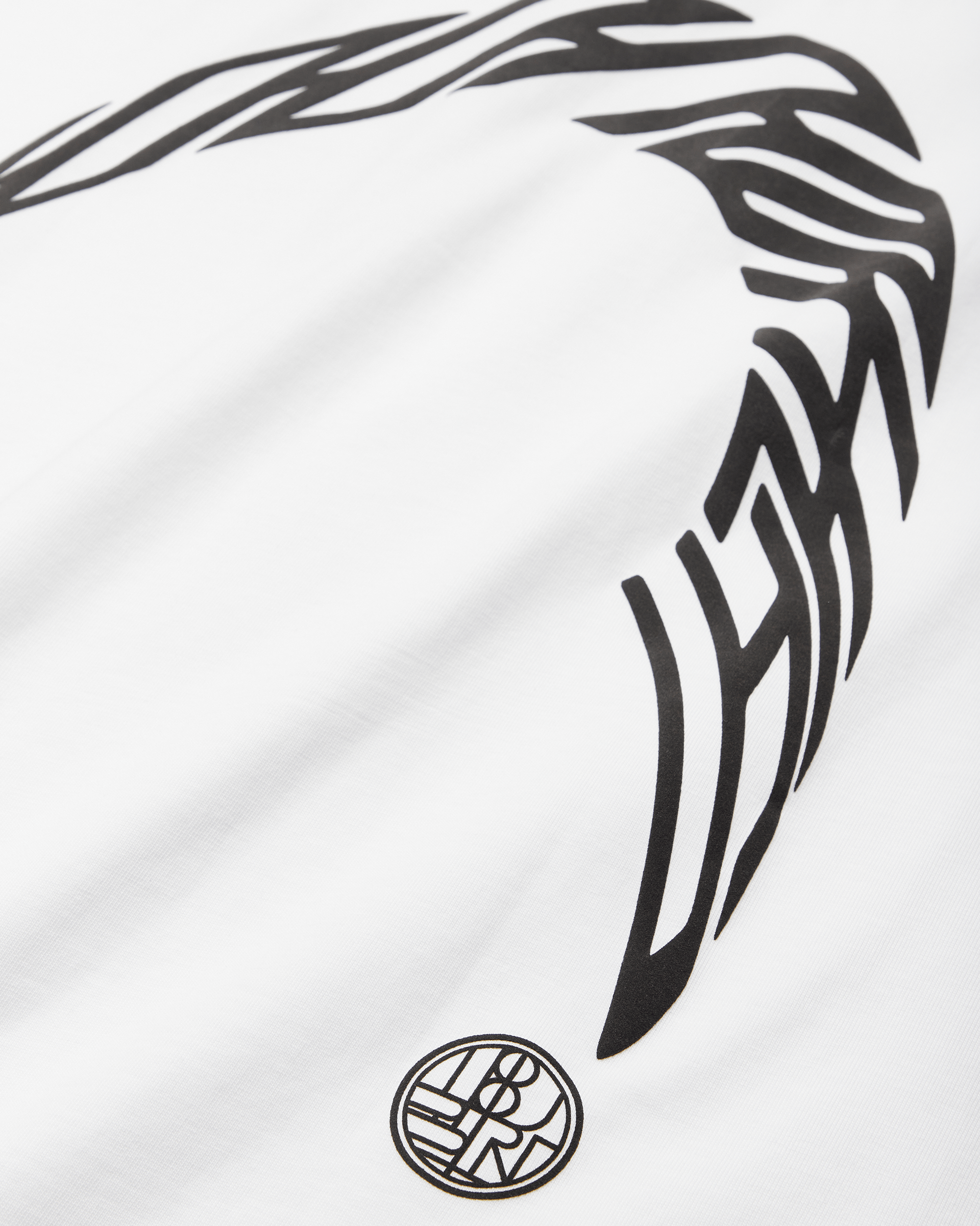 Woodbird WBBaine Warp Tee T-Shirts White-Black