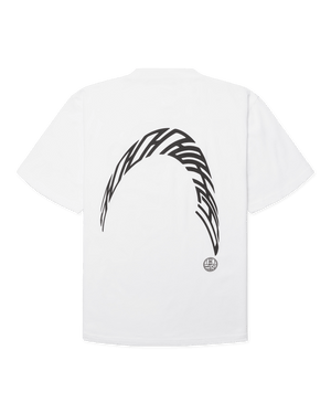 Woodbird WBBaine Warp Tee T-Shirts White-Black