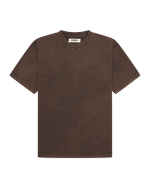 Woodbird WBBaine Washed Tee T-Shirts Brown