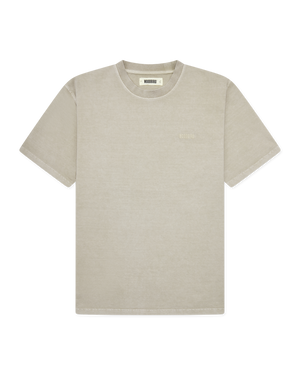 Woodbird WBBaine Washed Tee T-Shirts Dark Beige