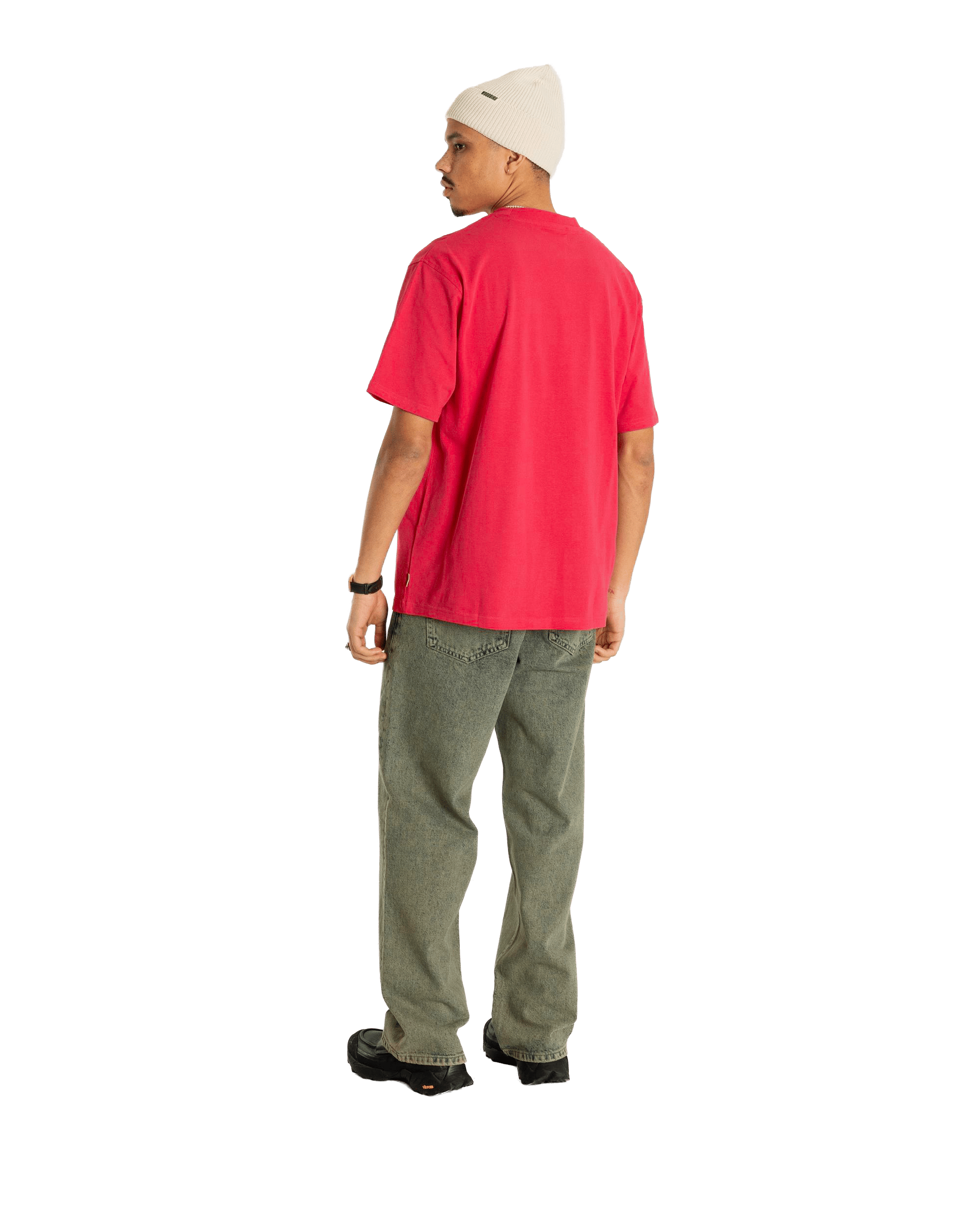 Woodbird WBBaine Washed Tee T-Shirts Pink