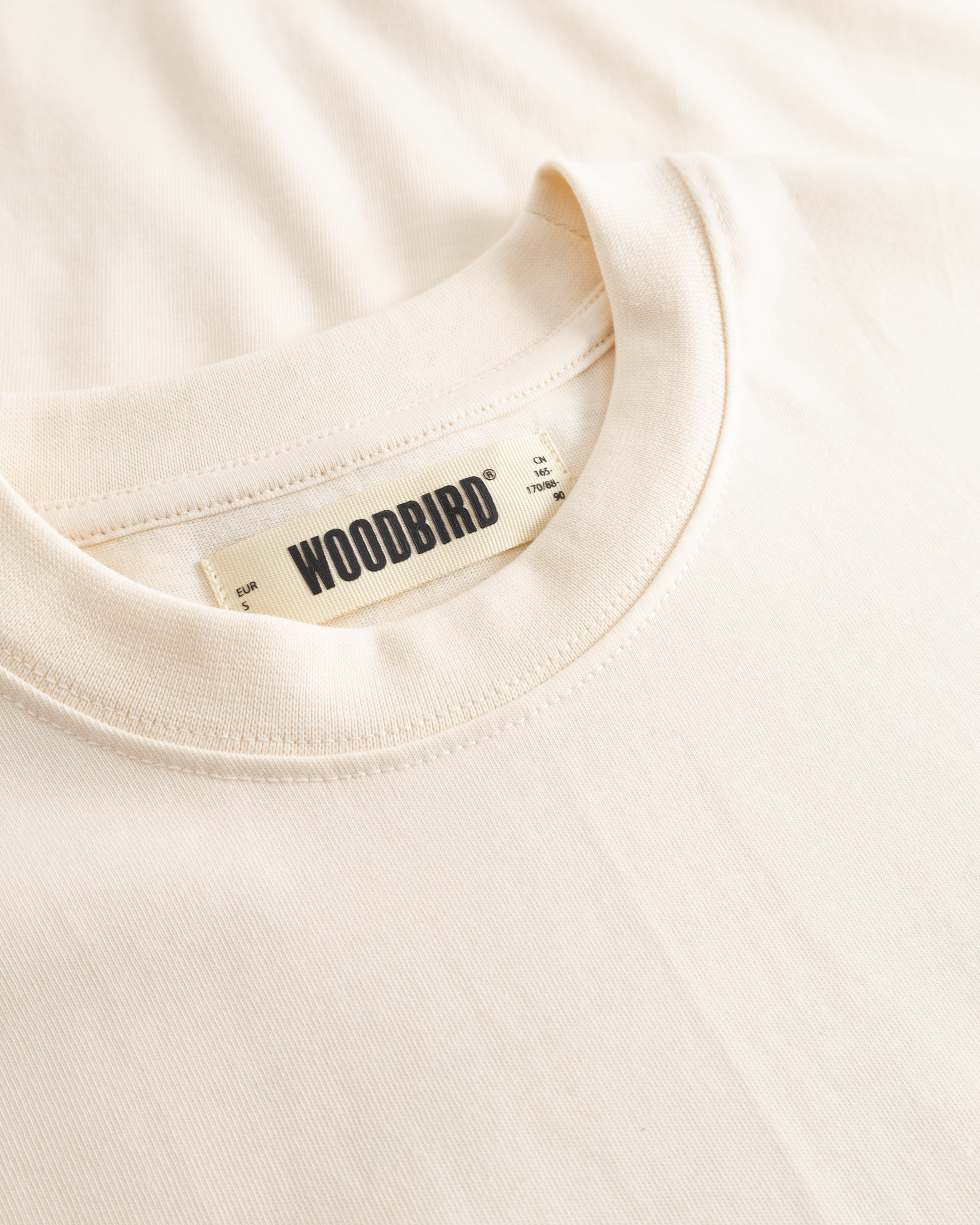 Woodbird WBBaine Wok Tee T-Shirts Off White