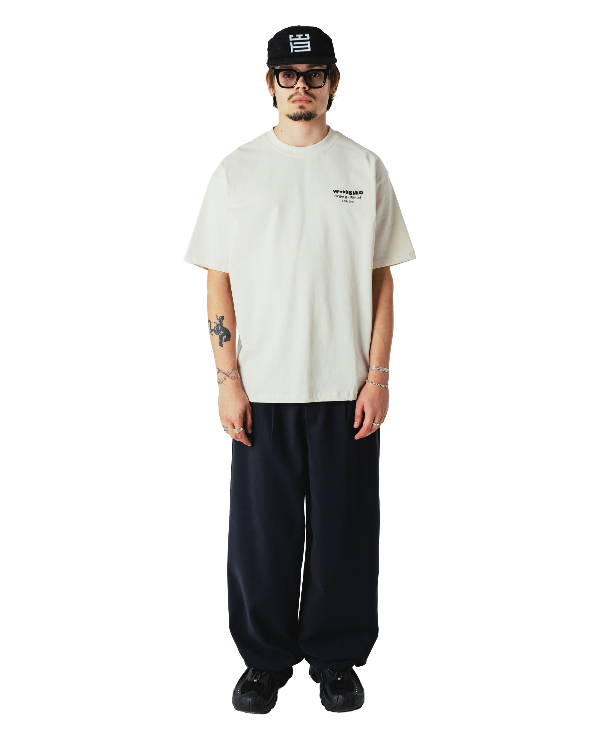 Woodbird WBBaine Wok Tee T-Shirts Off White