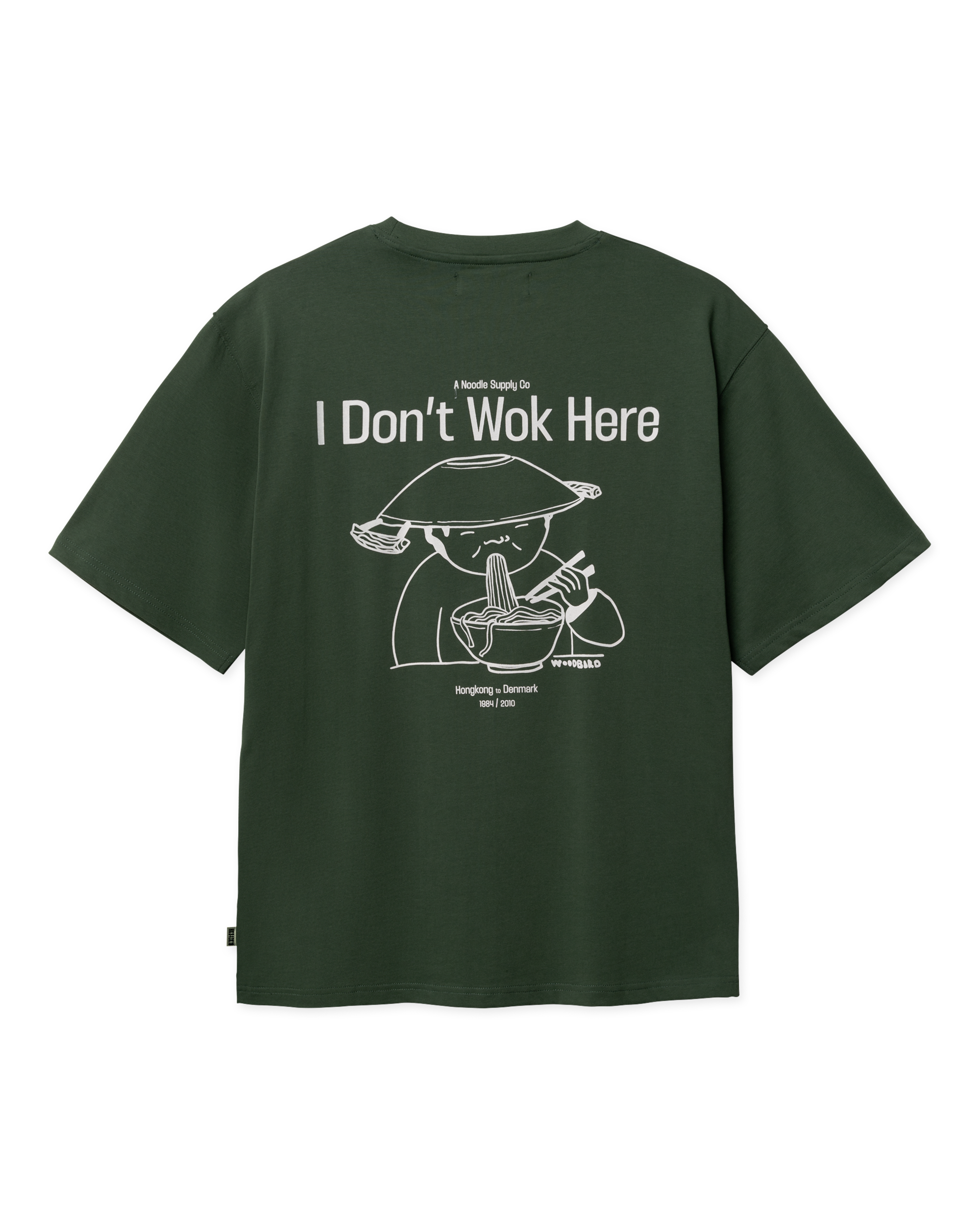 Woodbird WBBaine Wok Tee T-Shirts Pine Green