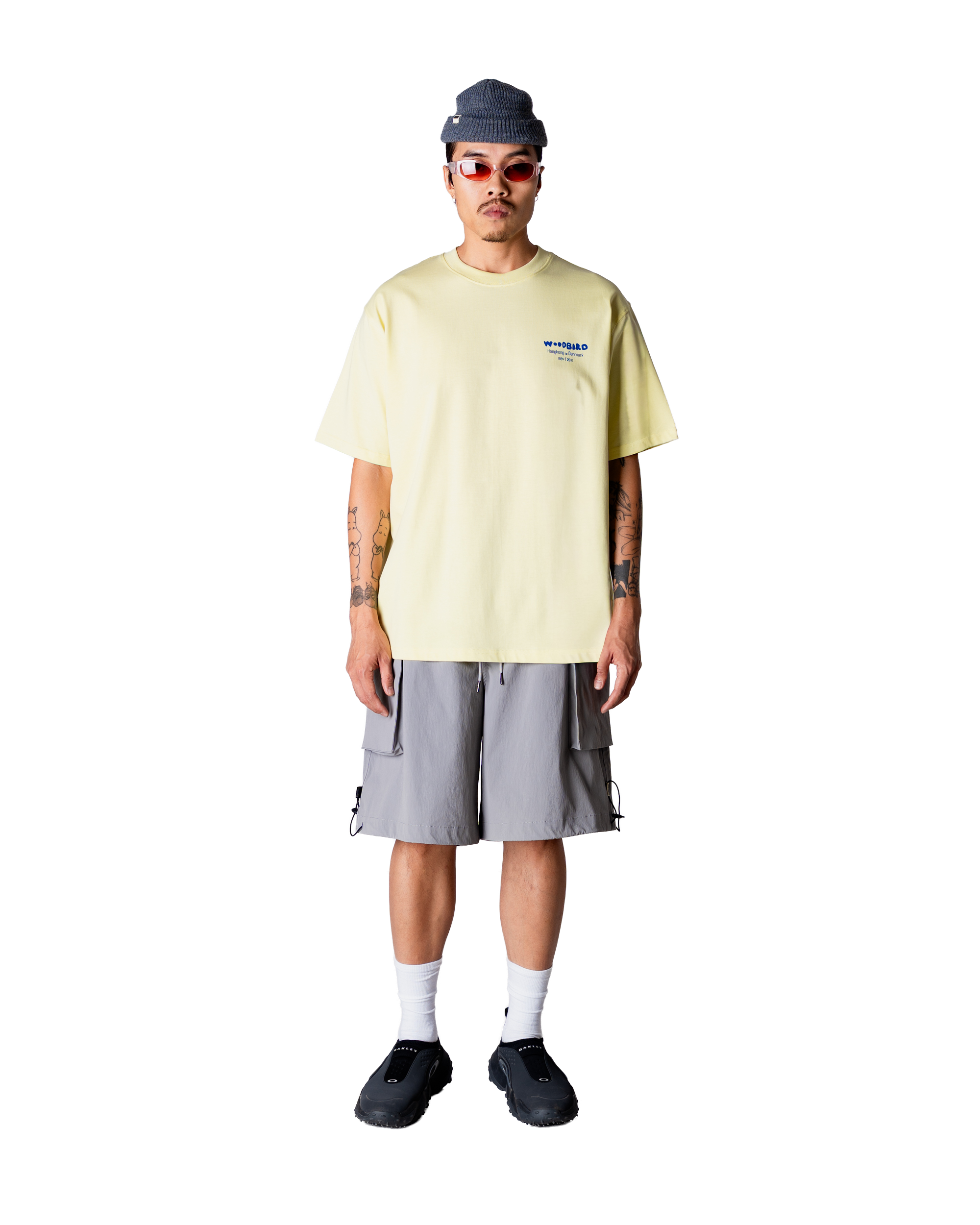 Woodbird WBBaine Wok Tee T-Shirts Wax Yellow