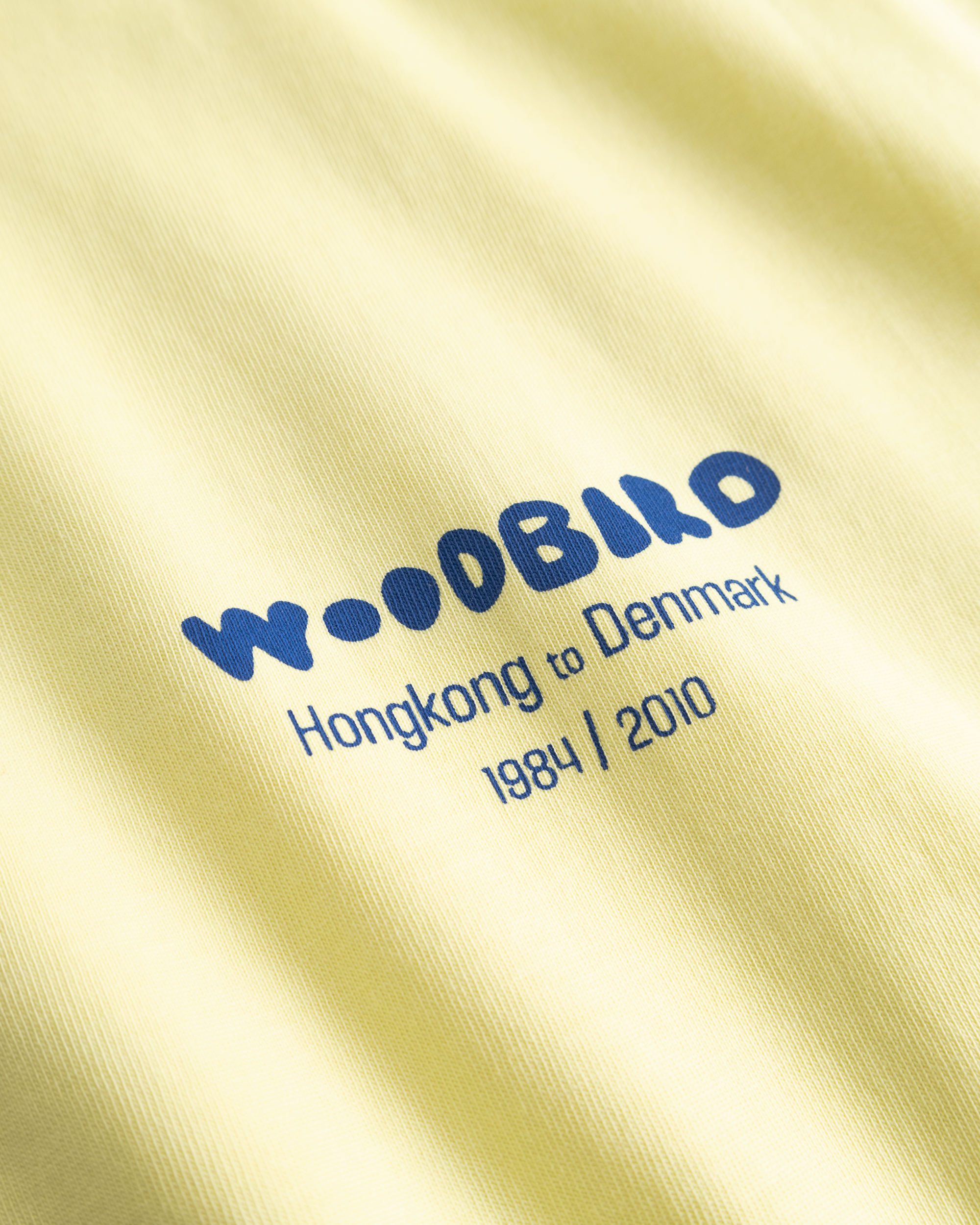 Woodbird WBBaine Wok Tee T-Shirts Wax Yellow