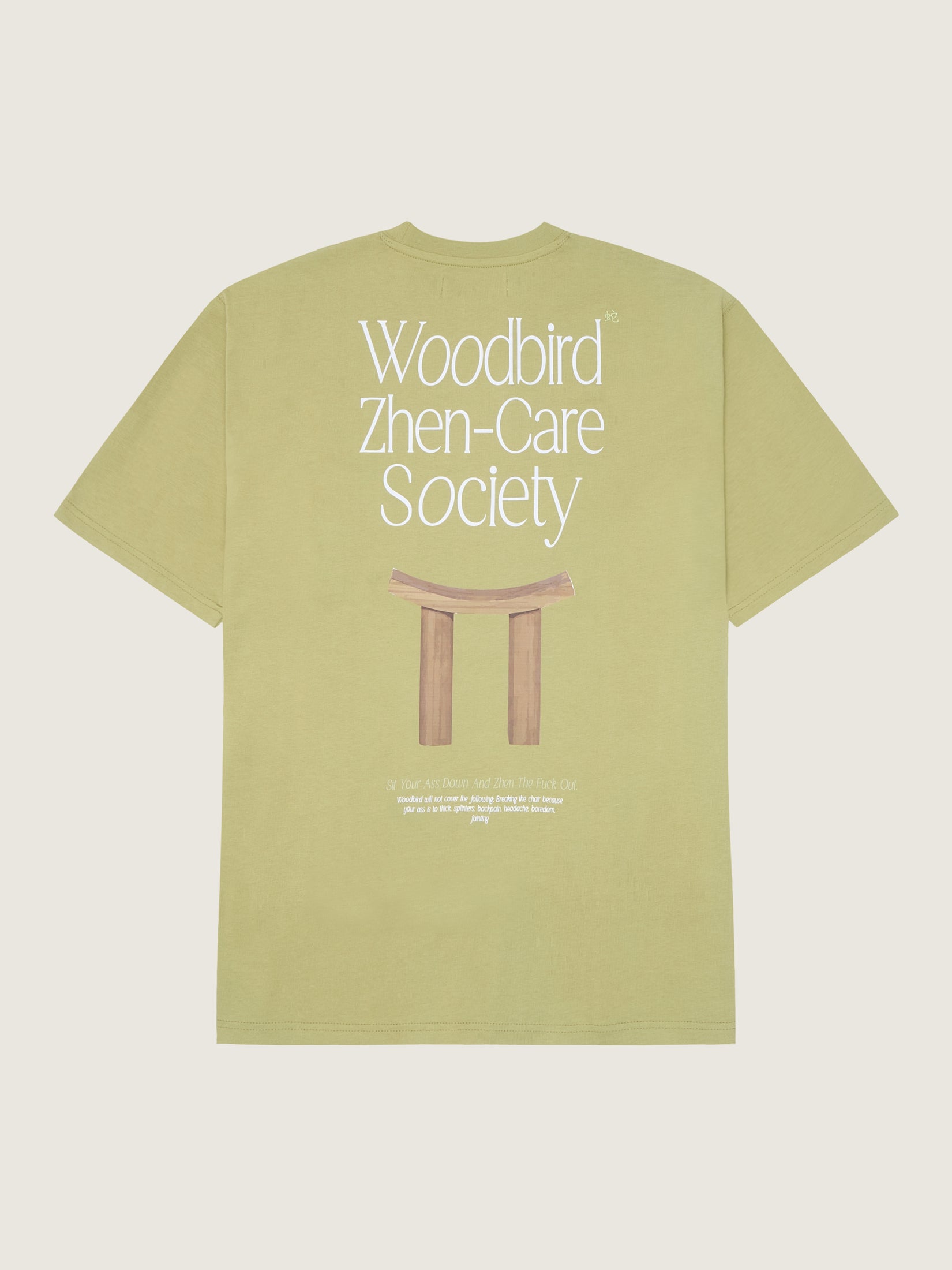 Woodbird WBBaine Zhen Tee. T-Shirts Sage Green