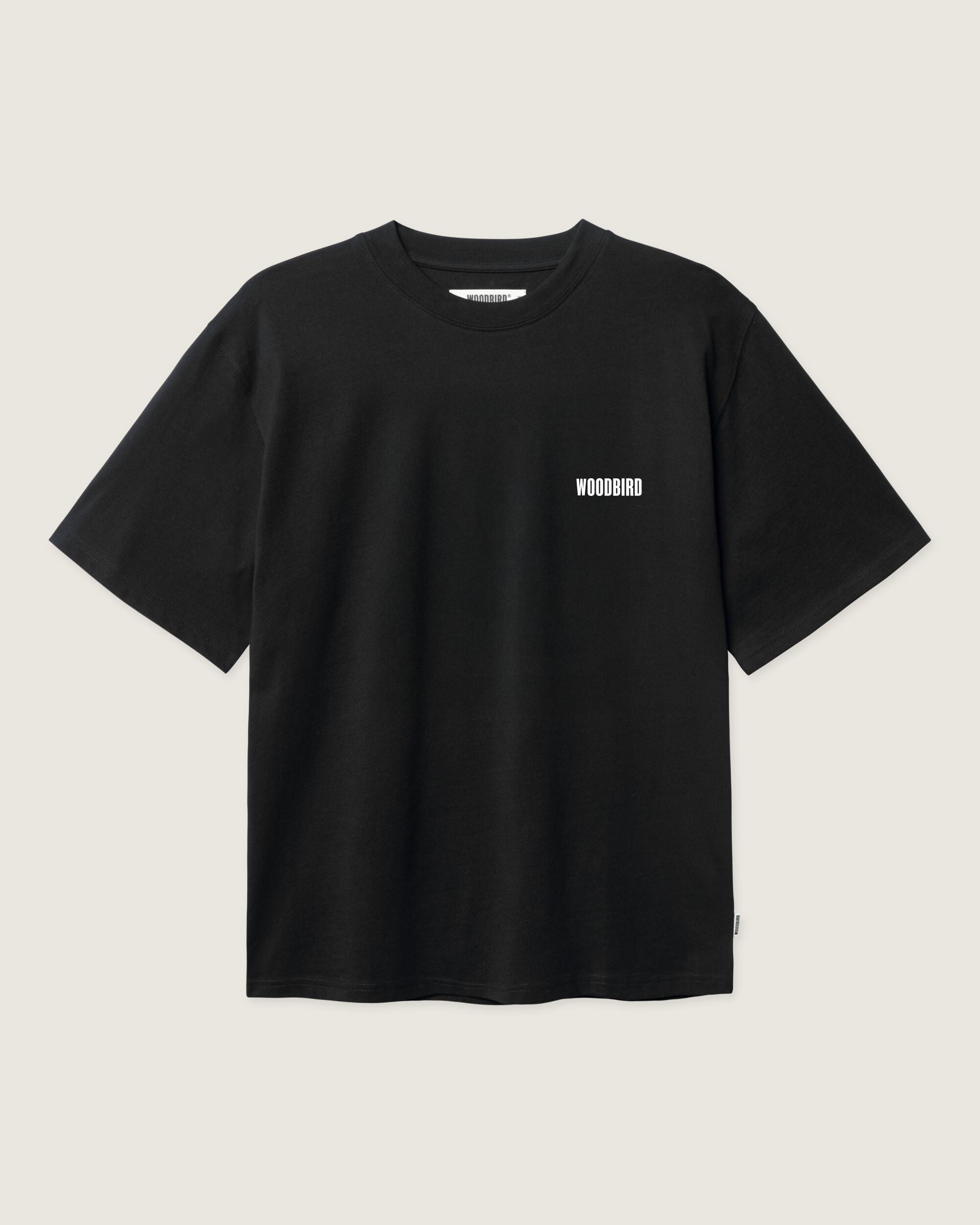 Woodbird WBBaine intro tee T-Shirts Black