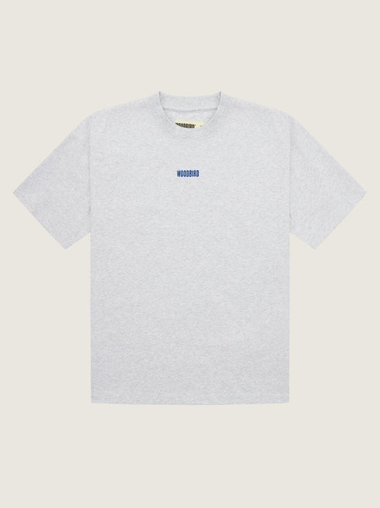 Woodbird Female WBBalo Base Tee T-Shirts Light Grey Melange