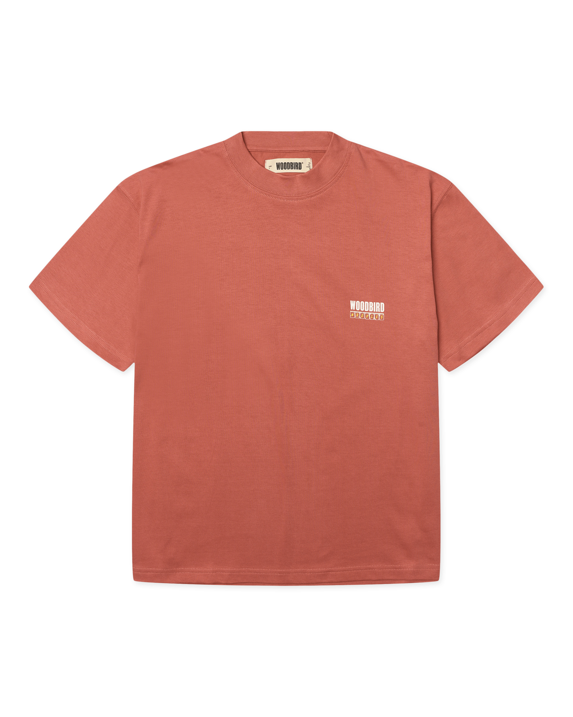 Woodbird Female WBBalo Cart Tee T-Shirts Dusty Rose