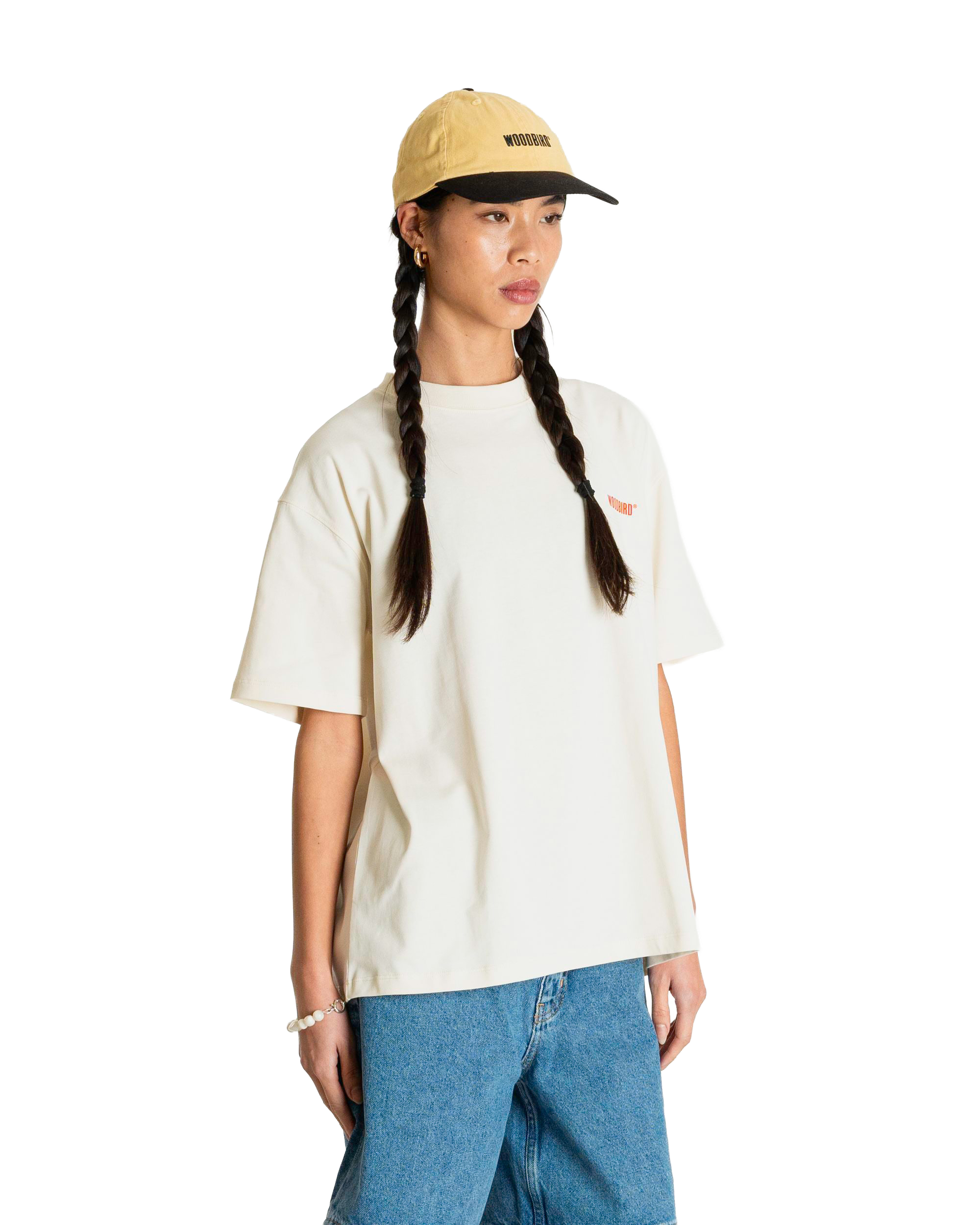 Woodbird Female WBBalo Dude Tee T-Shirts Off White