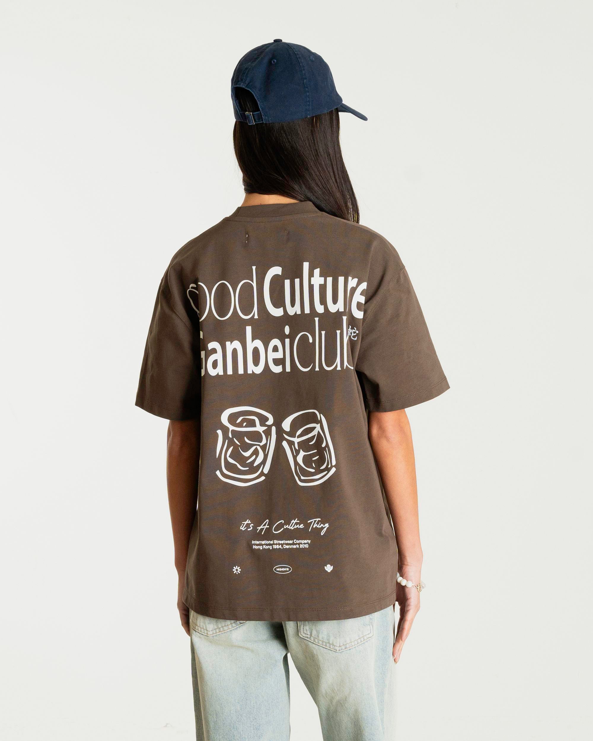 Woodbird Female WBBalo Ganbei Tee T-Shirts Brown