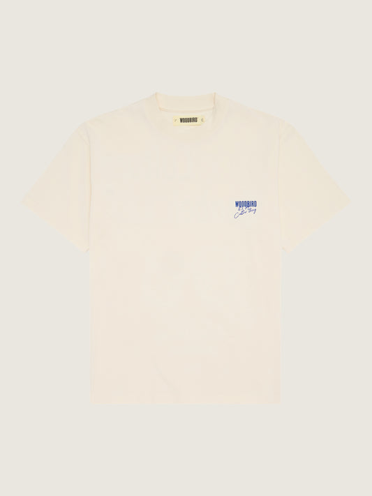 Woodbird Female WBBalo Ganbei Tee T-Shirts Off White