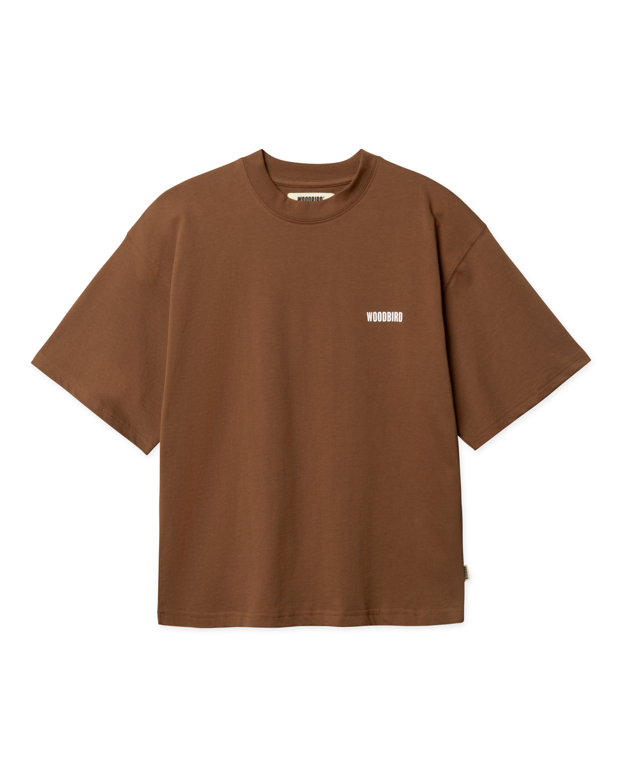 Woodbird Female WBBalo Sea Tee T-Shirts Mid Brown
