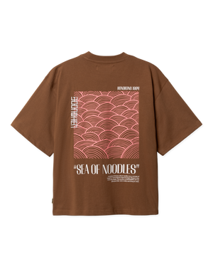 Woodbird Female WBBalo Sea Tee T-Shirts Mid Brown