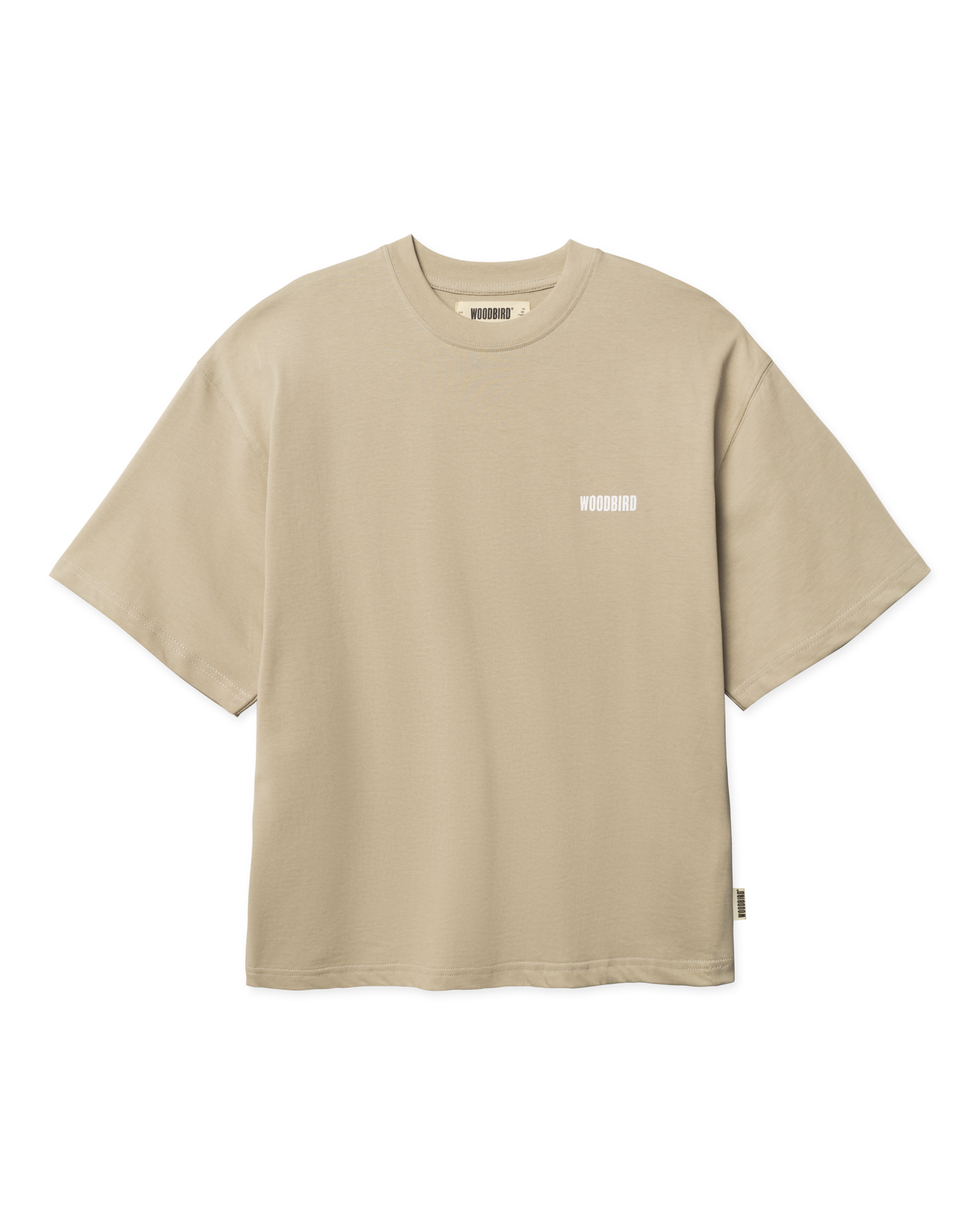 Woodbird Female WBBalo Sea Tee T-Shirts Stone