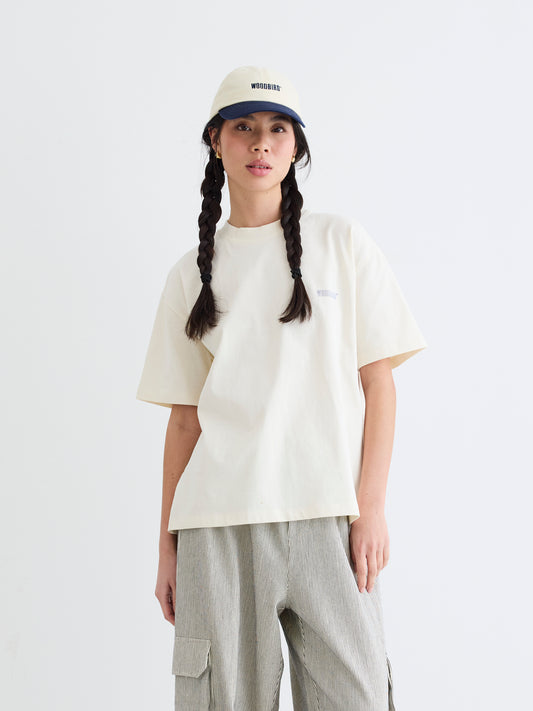 Woodbird Female WBBalo Spot Tee T-Shirts Off White