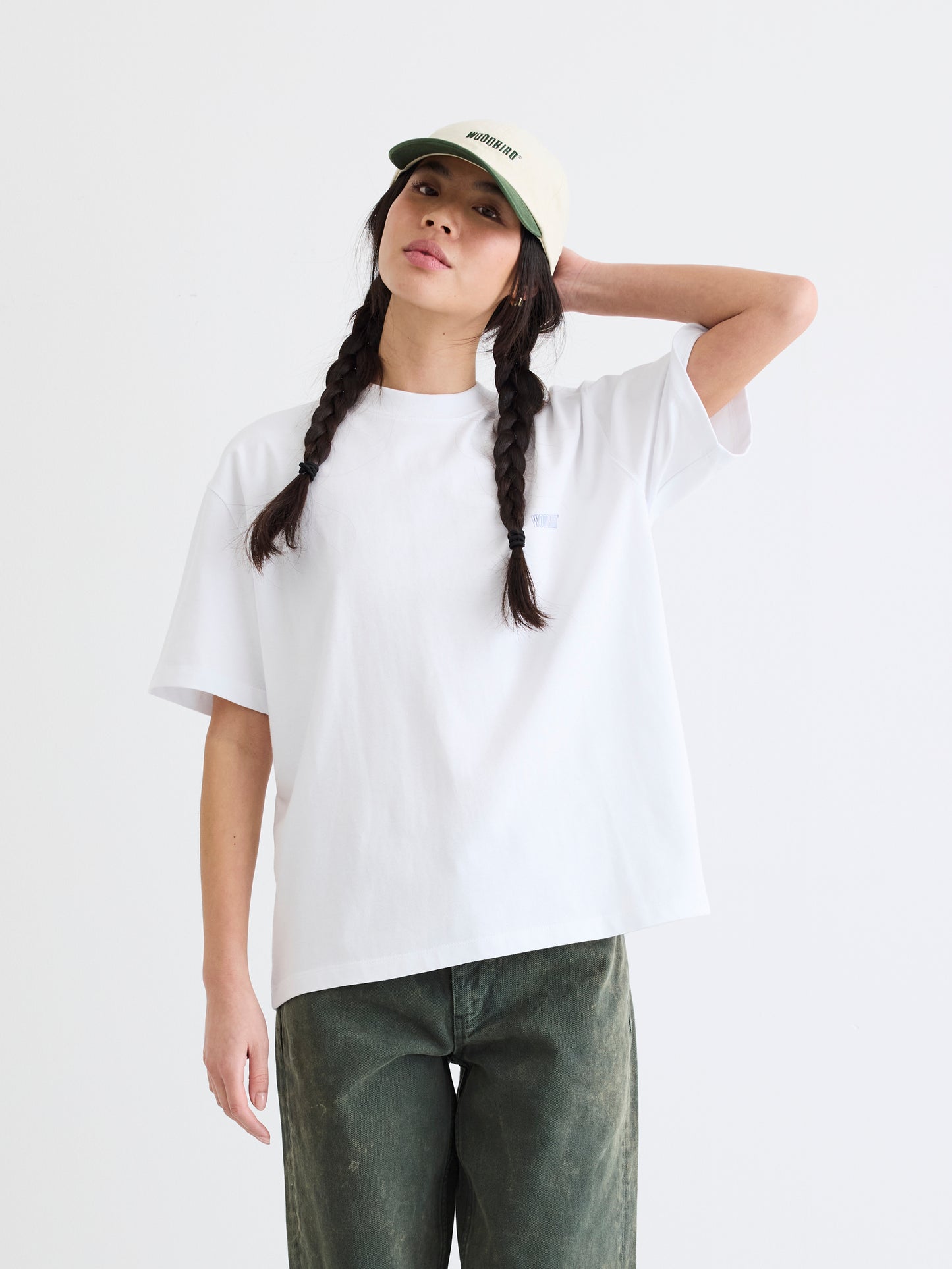 Woodbird Female WBBalo Spot Tee T-Shirts White