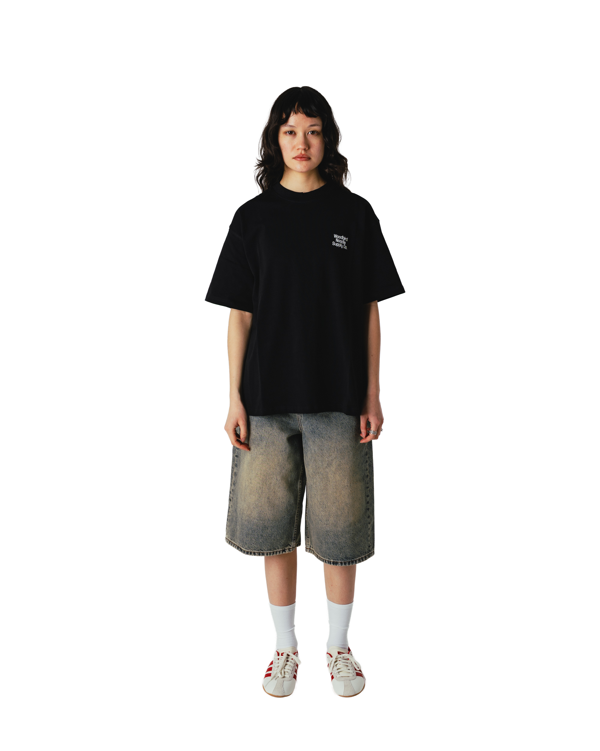 Woodbird Female WBBalo Supply Tee T-Shirts Black