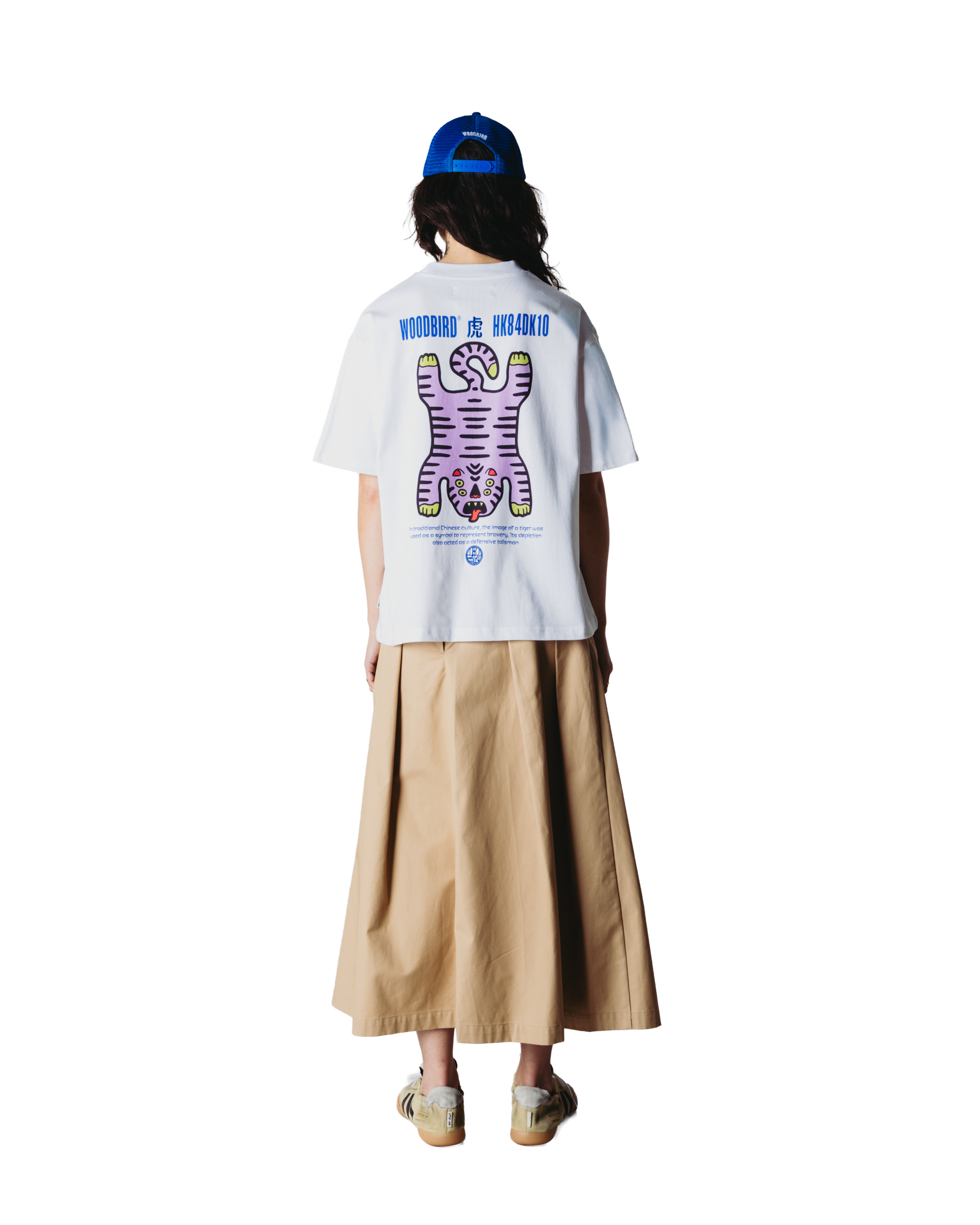 Woodbird Female WBBalo Tiger Tee T-Shirts White