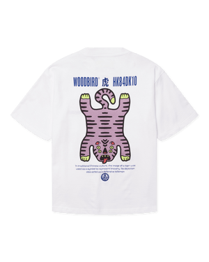 Woodbird Female WBBalo Tiger Tee T-Shirts White