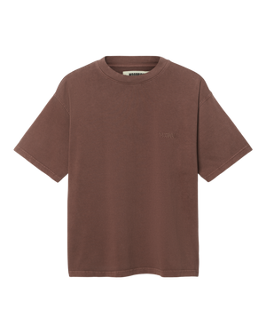 Woodbird Female WBBalo Washed Tee T-Shirts Washed Brown