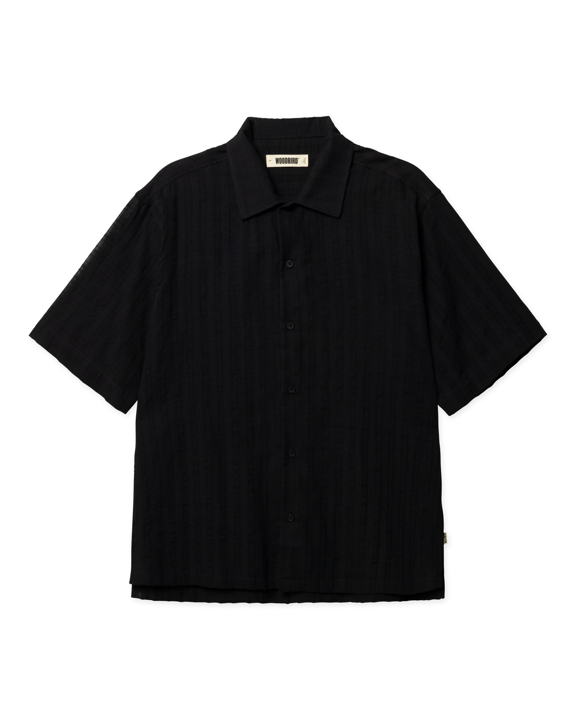 Woodbird WBBanks Check Shirt Shirts Black