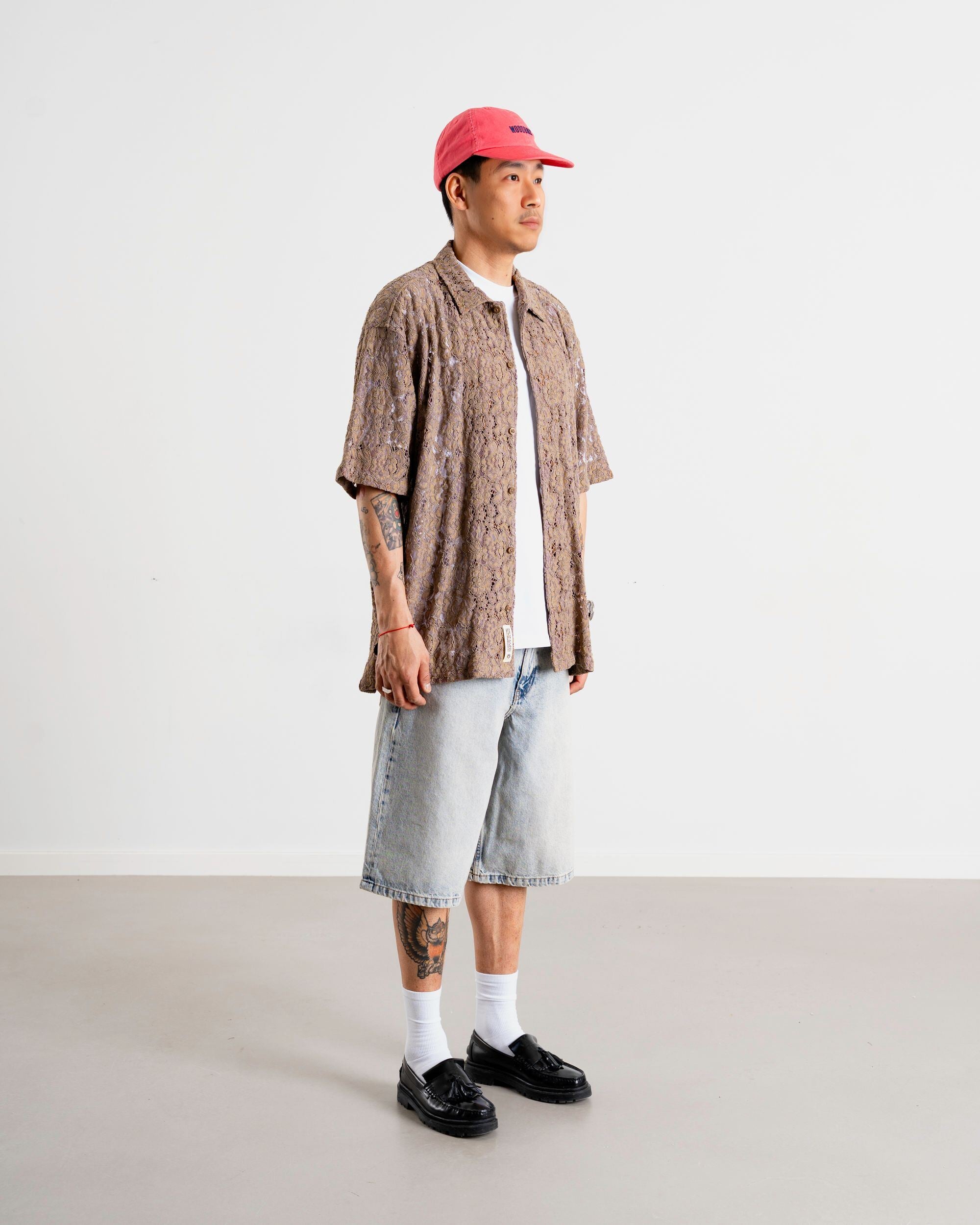 Woodbird WBBanks Flow Shirt Shirts Taupe Brown