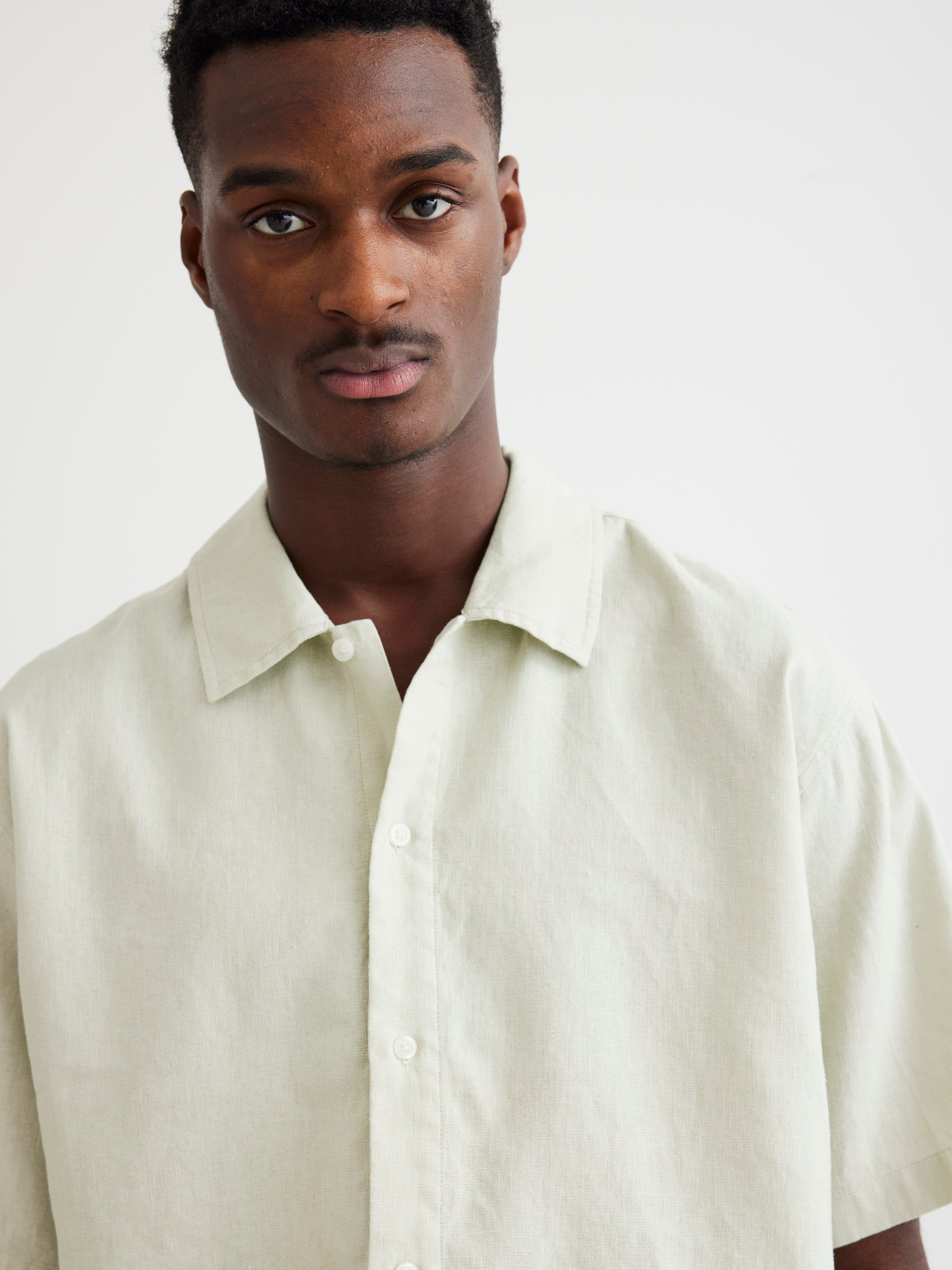 Woodbird WBBanks Linen Shirt Shirts Mint Green