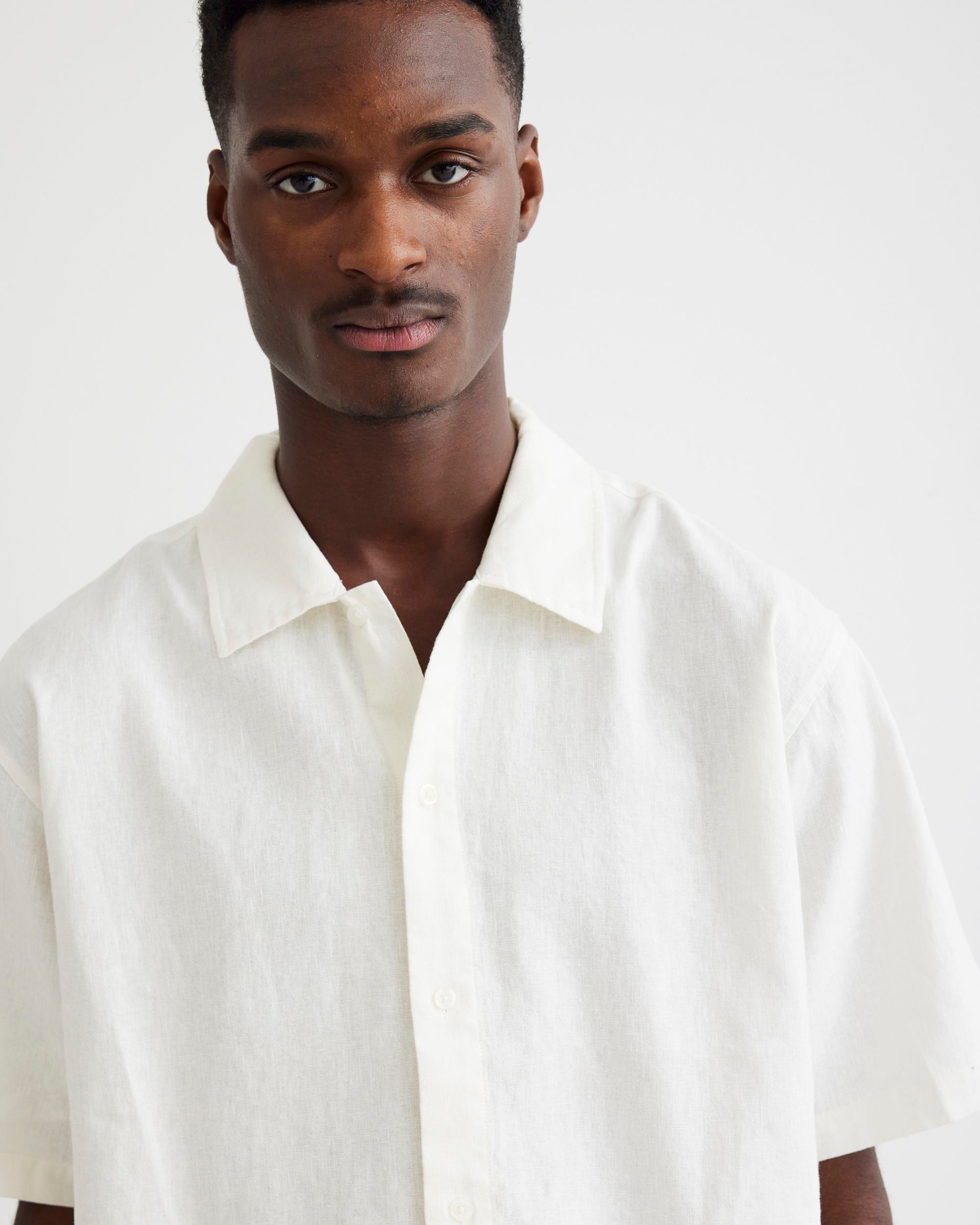 WBBanks Linen Shirt - Off White – Woodbird