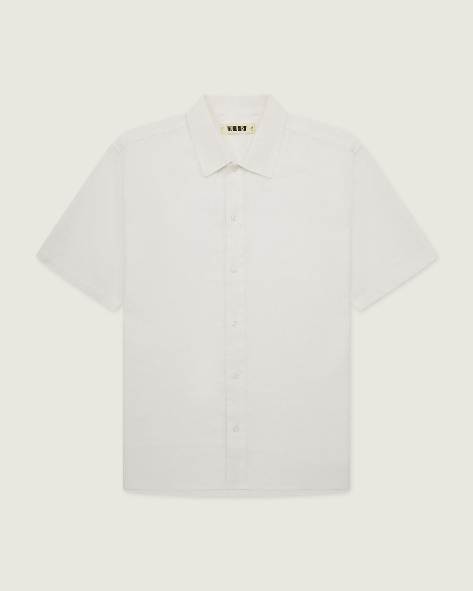 Woodbird WBBanks Linen Shirt Shirts Off White