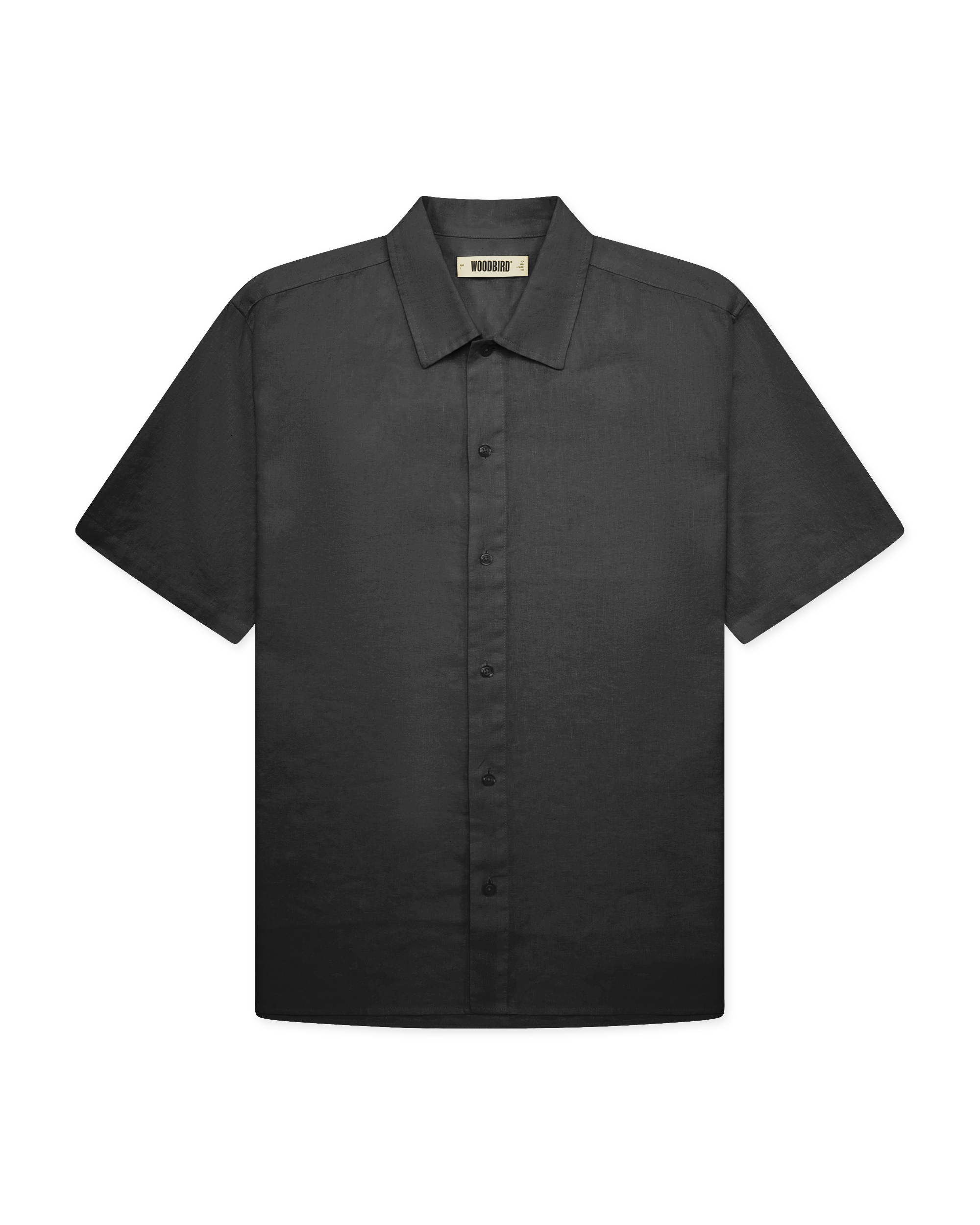 Woodbird WBBanks Linen Shirt Shirts Black