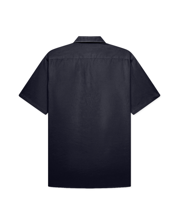 Woodbird WBBanks Linen Shirt Shirts Navy