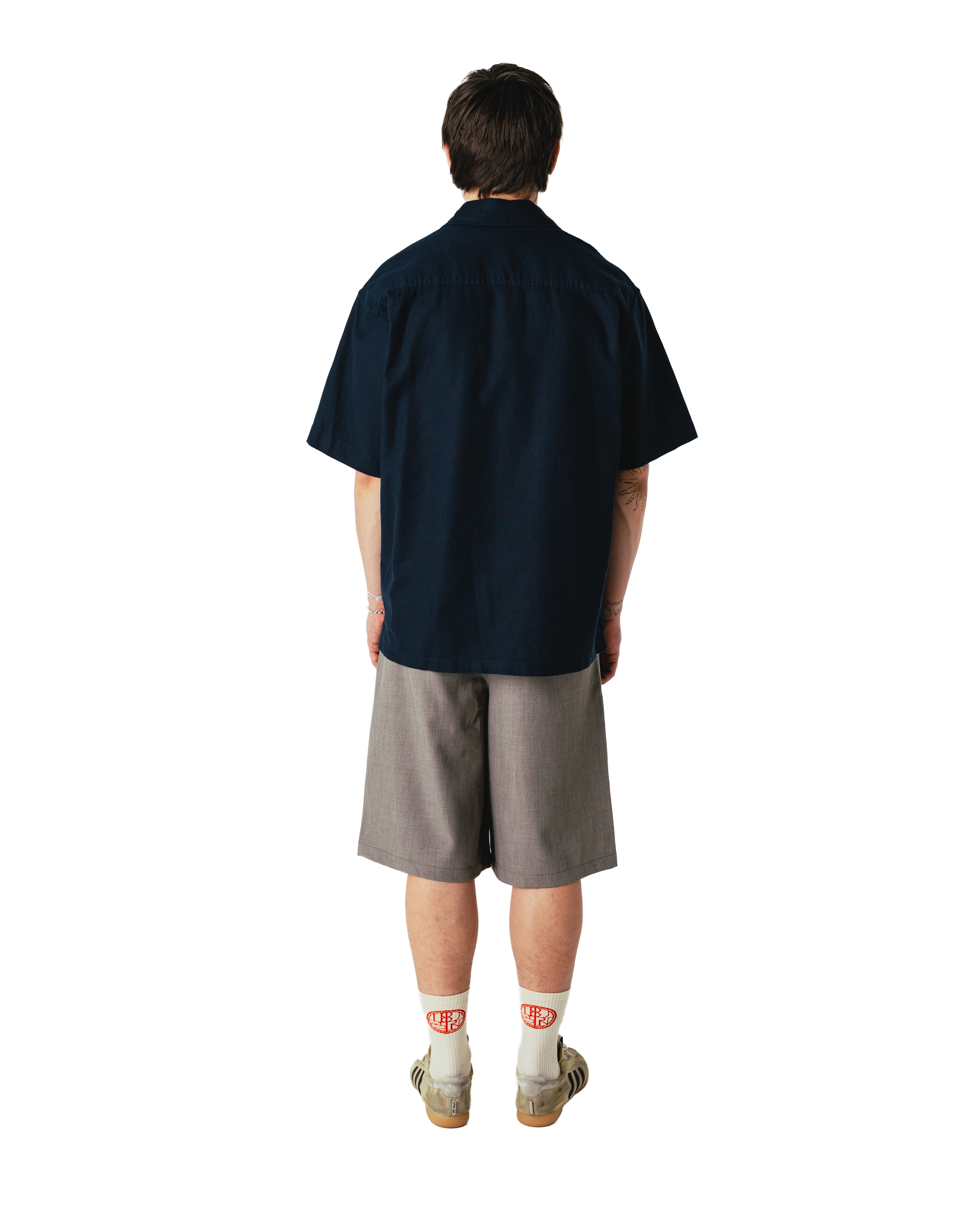 Woodbird WBBanks Linen Shirt Shirts Navy