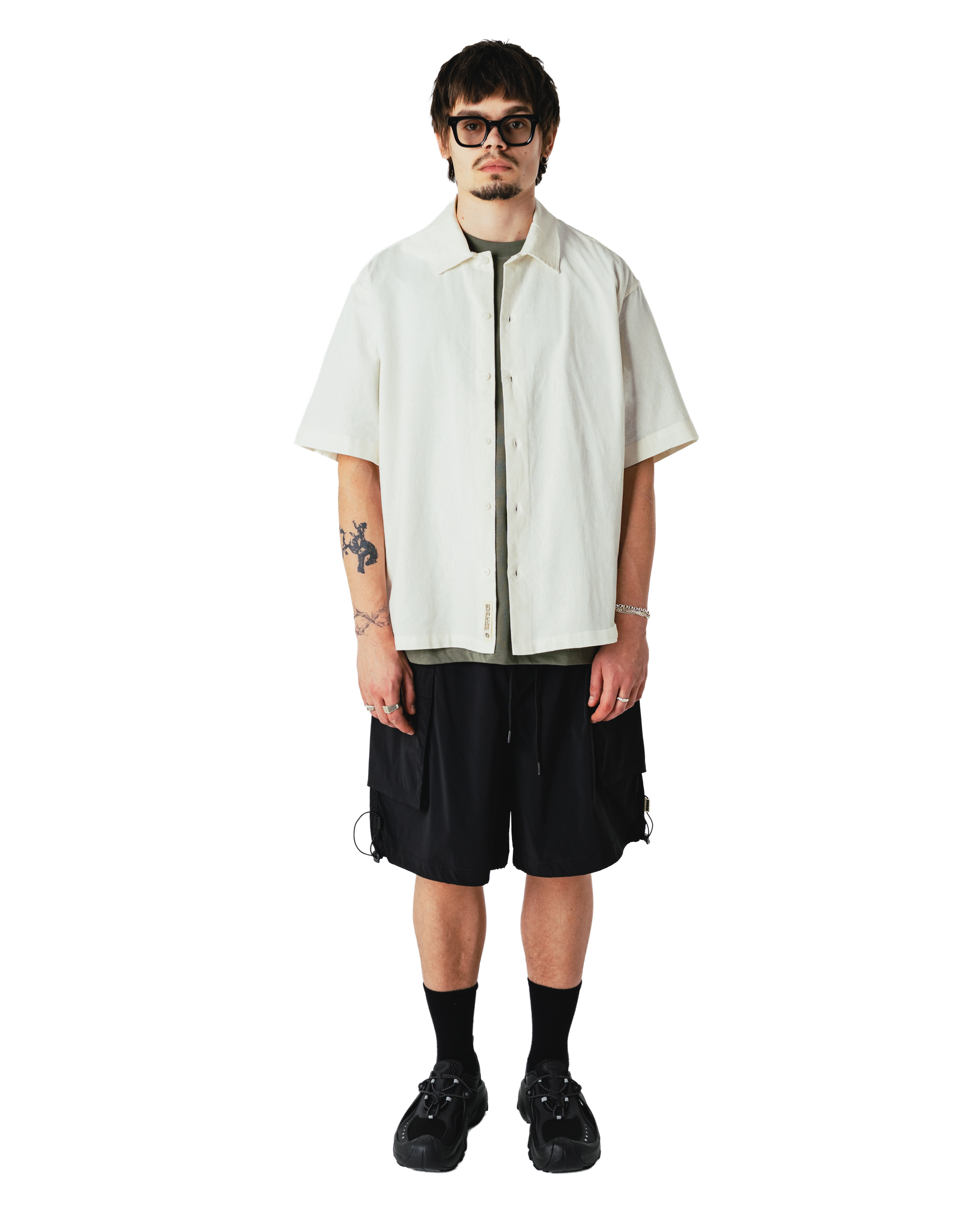 Woodbird WBBanks Linen Shirt Shirts Off White