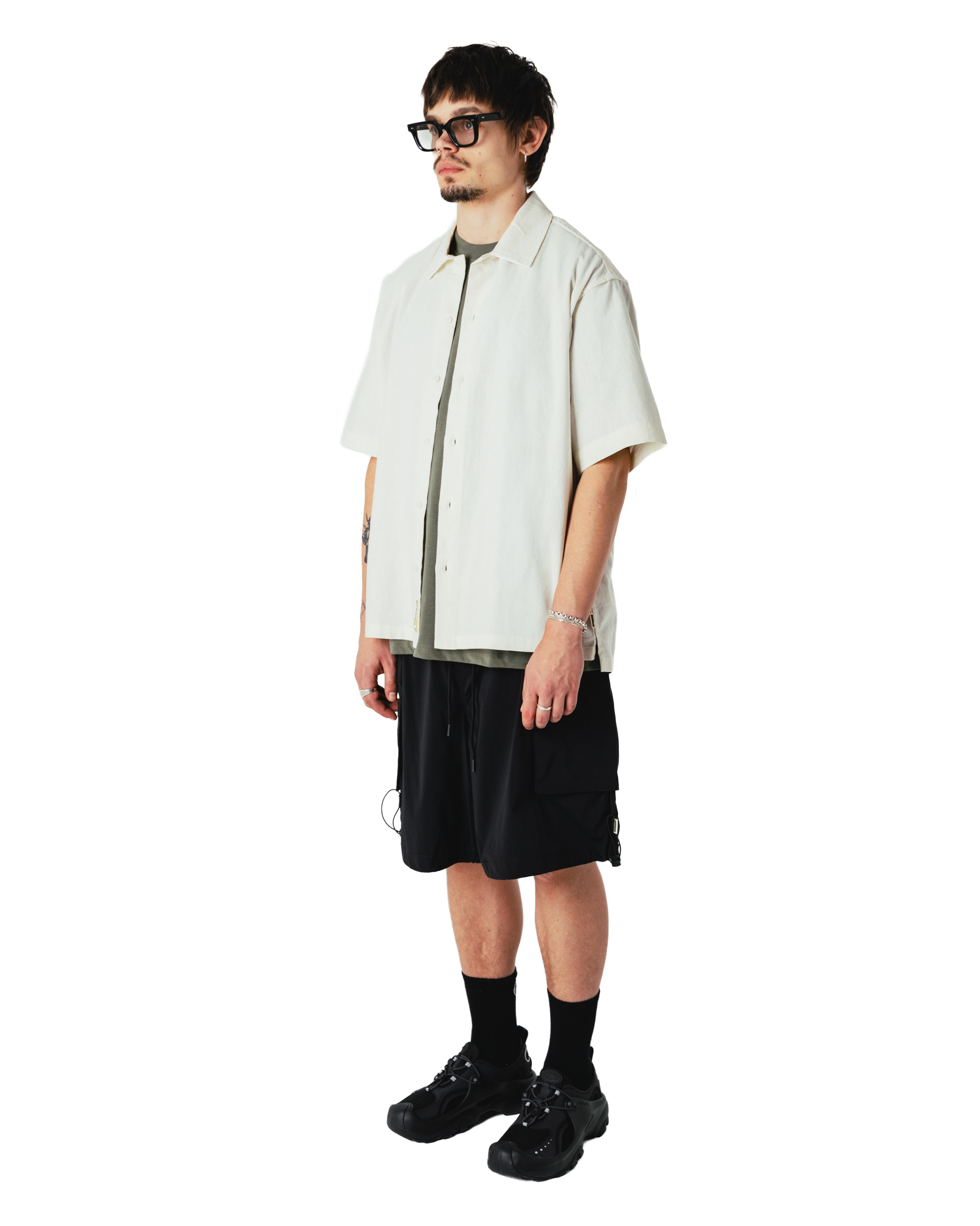 Woodbird WBBanks Linen Shirt Shirts Off White