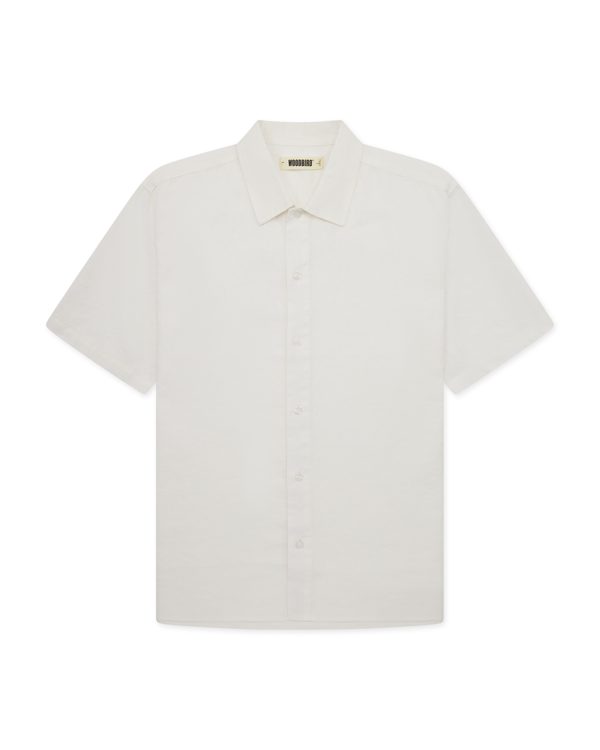 Woodbird WBBanks Linen Shirt Shirts Off White