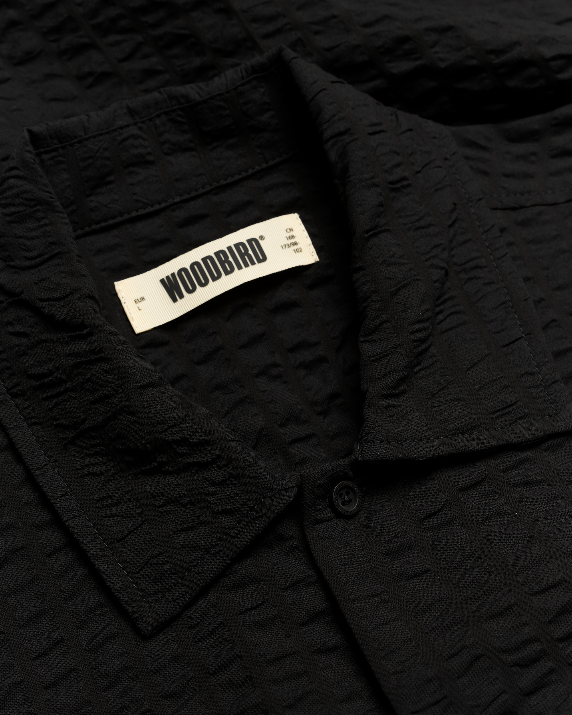 Woodbird WBBanks Seer Shirt Shirts Black