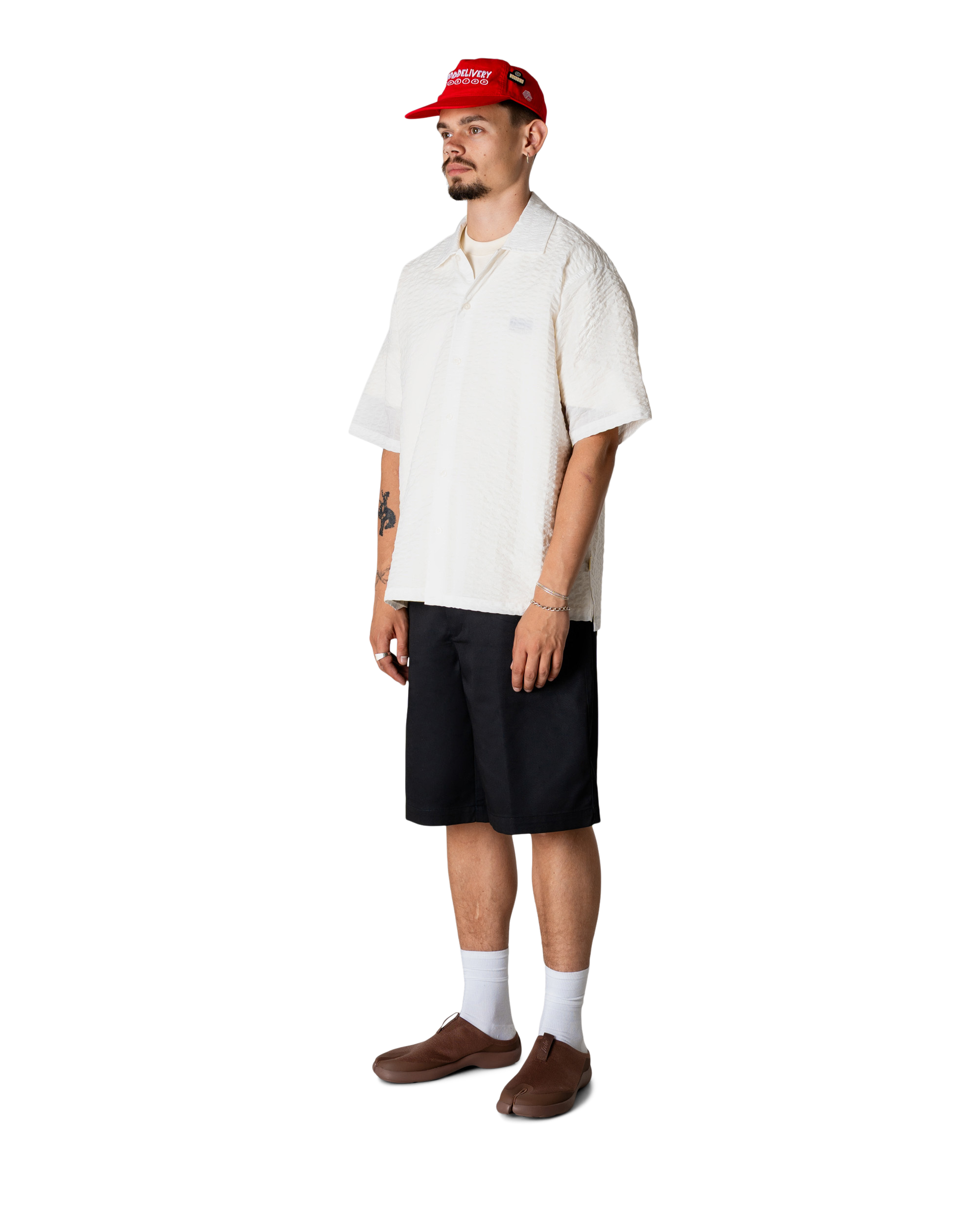 Woodbird WBBanks Seer Shirt Shirts Off White