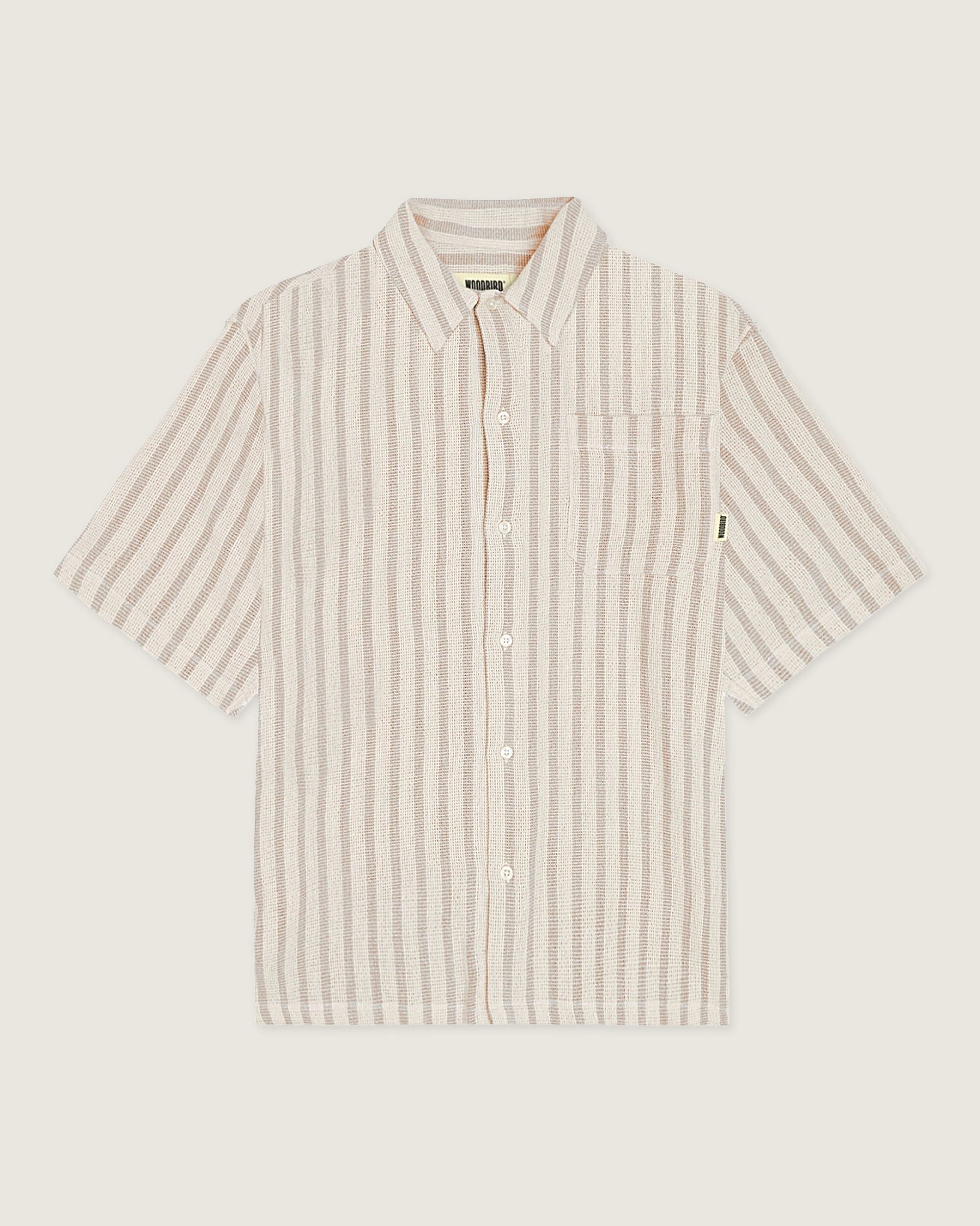 Woodbird WBBanks Weeve Shirt Shirts Sand