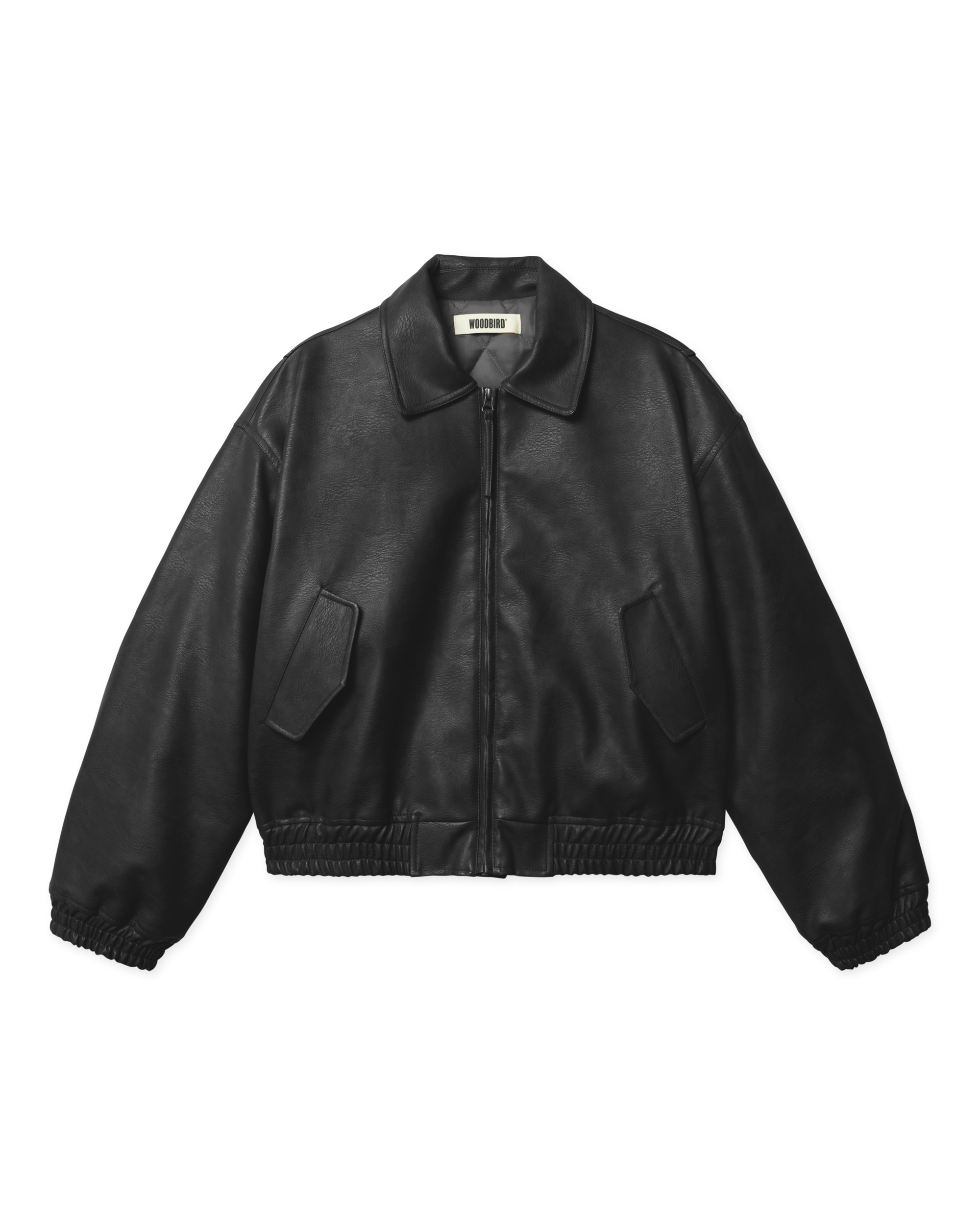 Woodbird WBBao Biker Jacket Jackets Black