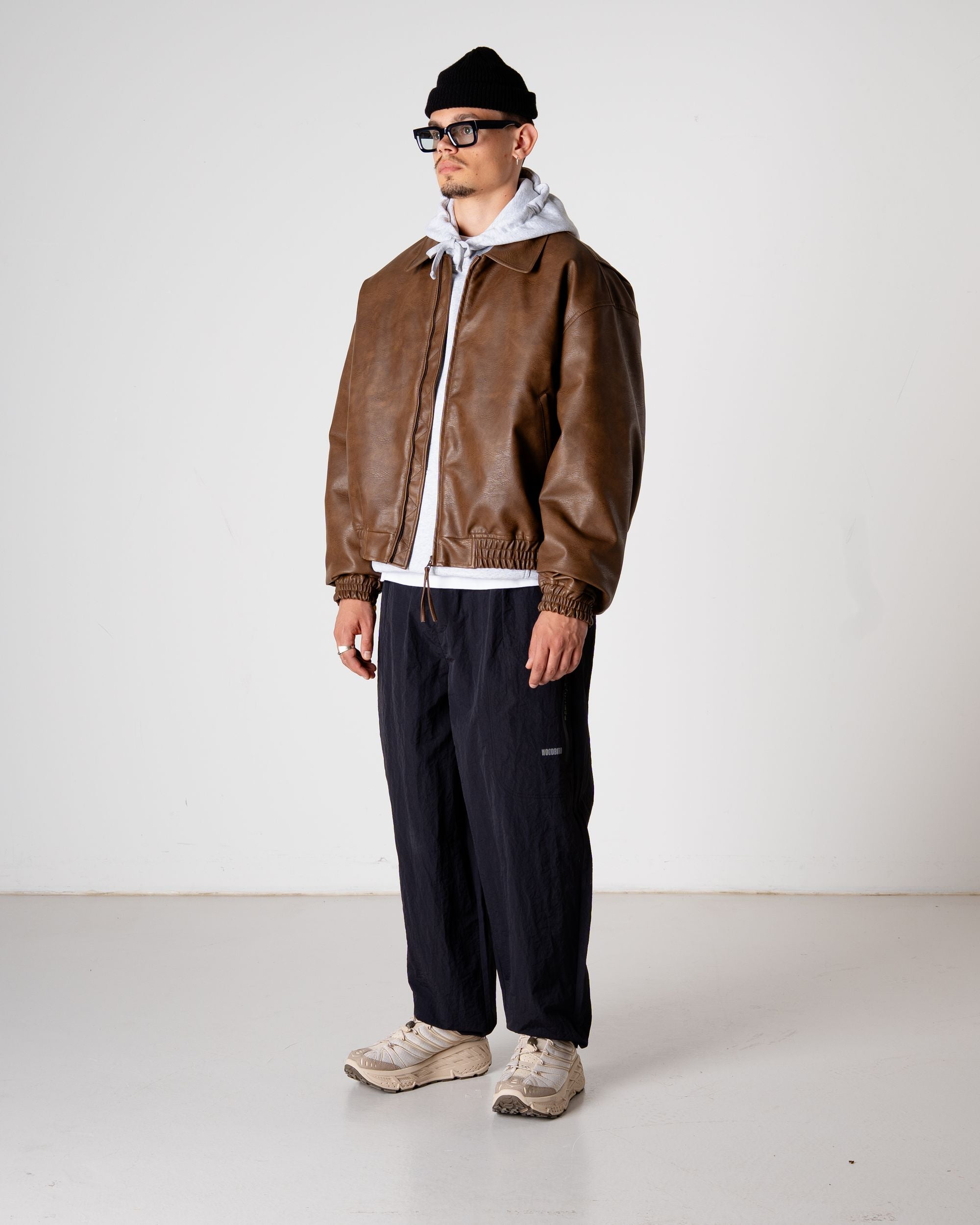 Woodbird WBBao Biker Jacket Jackets Dark Brown