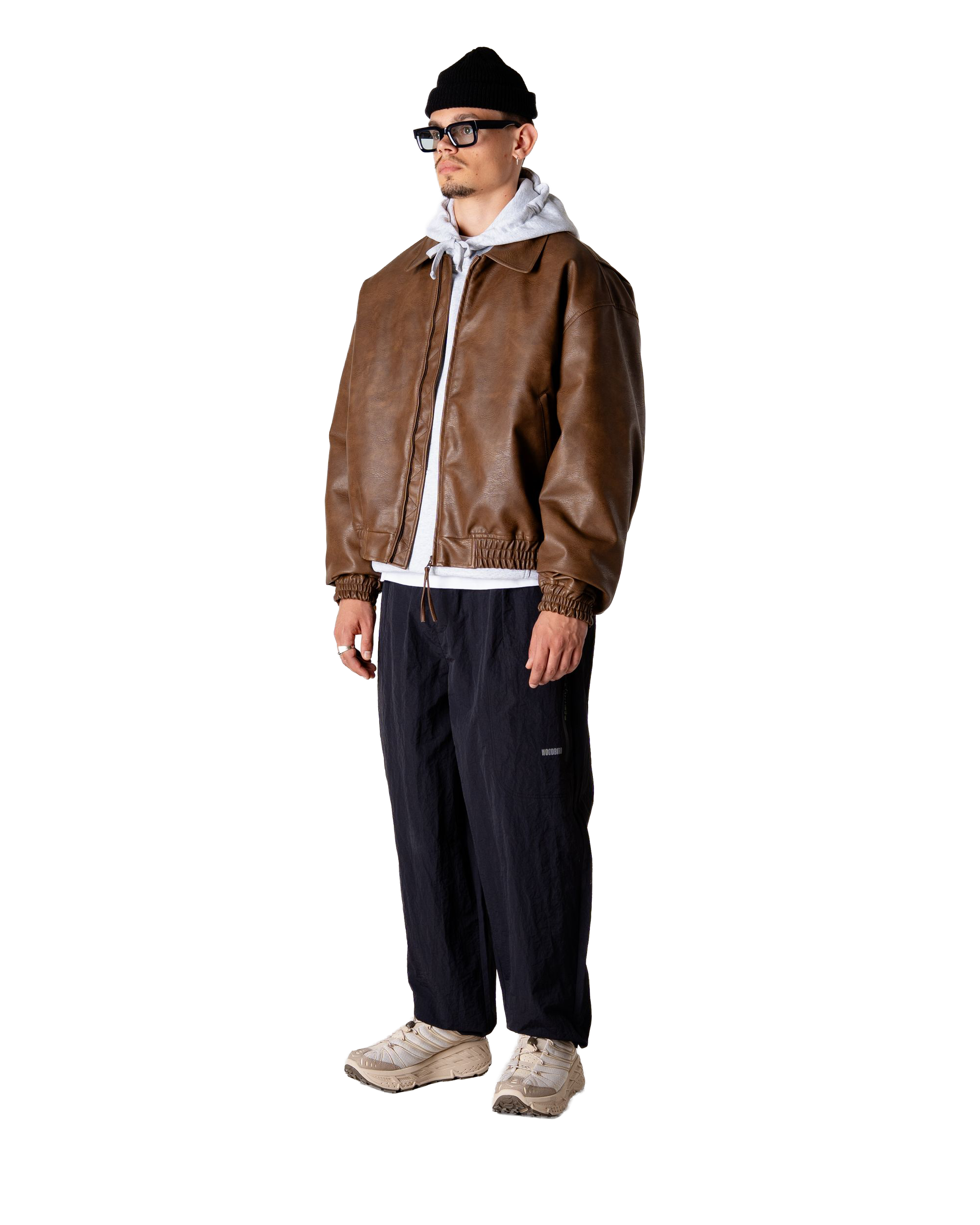 Woodbird WBBao Biker Jacket Jackets Dark Brown