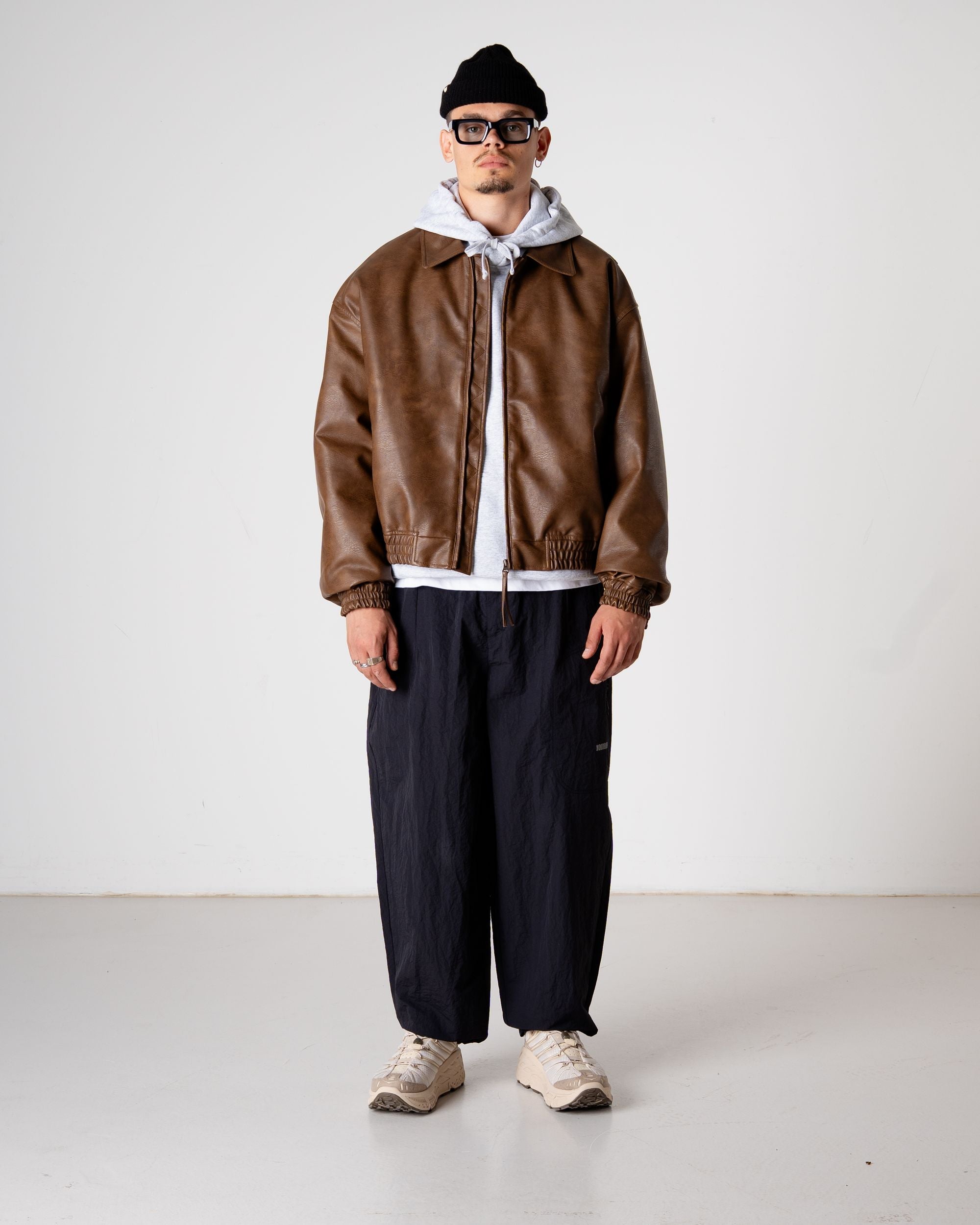 Woodbird WBBao Biker Jacket Jackets Dark Brown