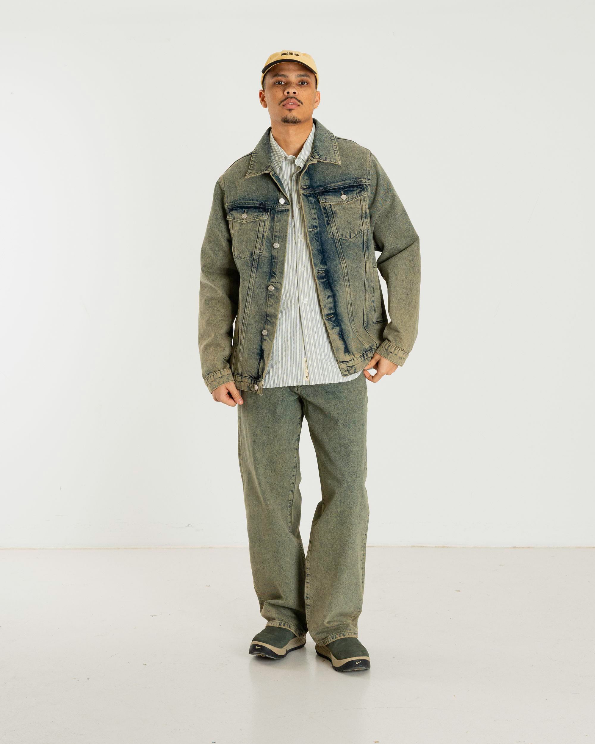 Woodbird WBBao Dirt Jacket Jackets Dark Green