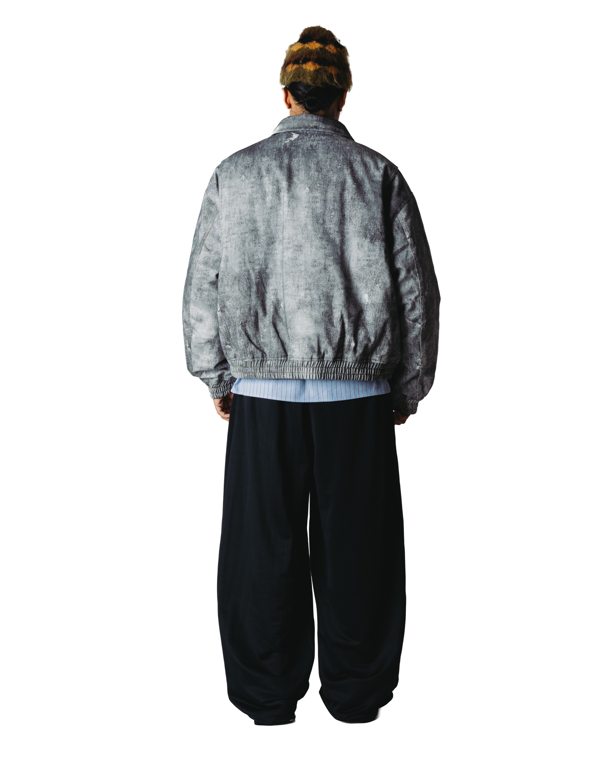 Woodbird WBBao Printed Jacket Outerwear Grey-Black