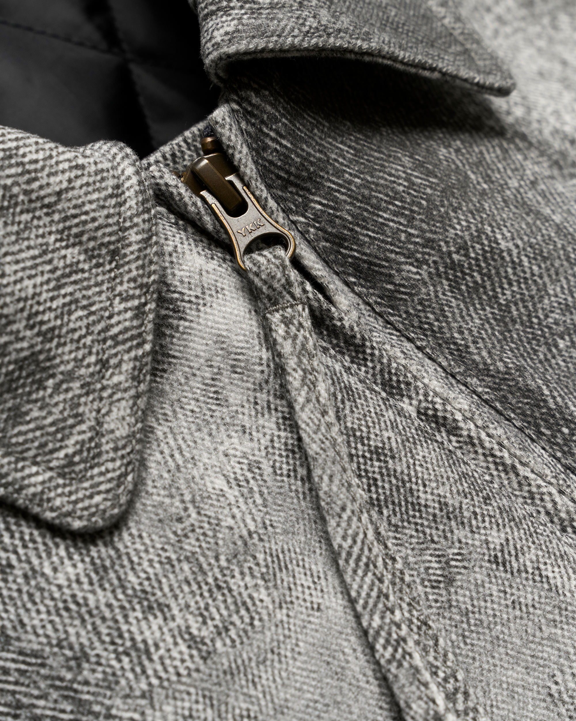 Woodbird WBBao Printed Jacket Outerwear Grey-Black