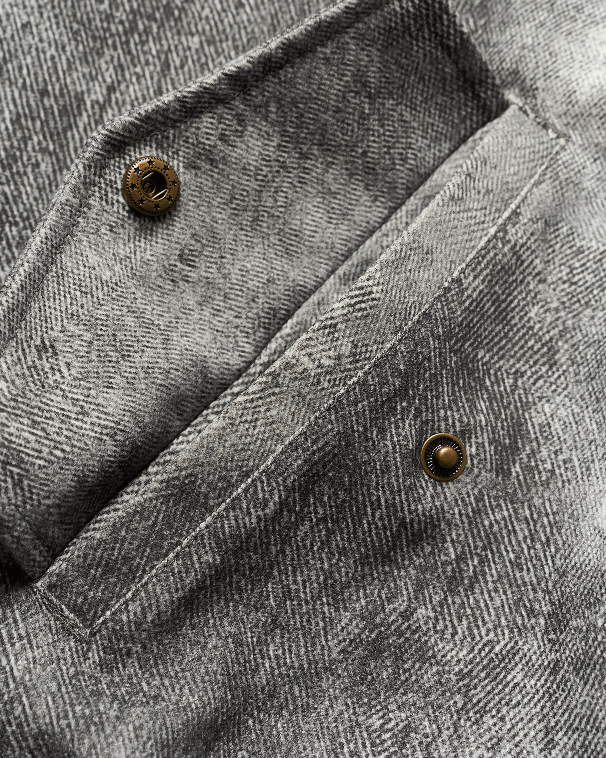 Woodbird WBBao Printed Jacket Outerwear Grey-Black