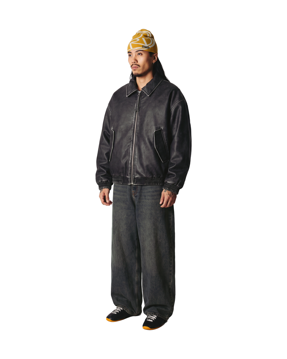 Woodbird WBBao Washed Jacket Outerwear Washed Black