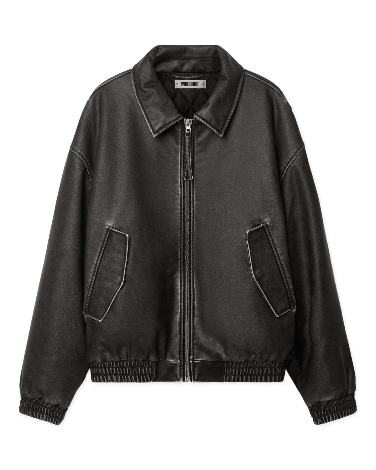 Woodbird WBBao Washed Jacket Outerwear Washed Black